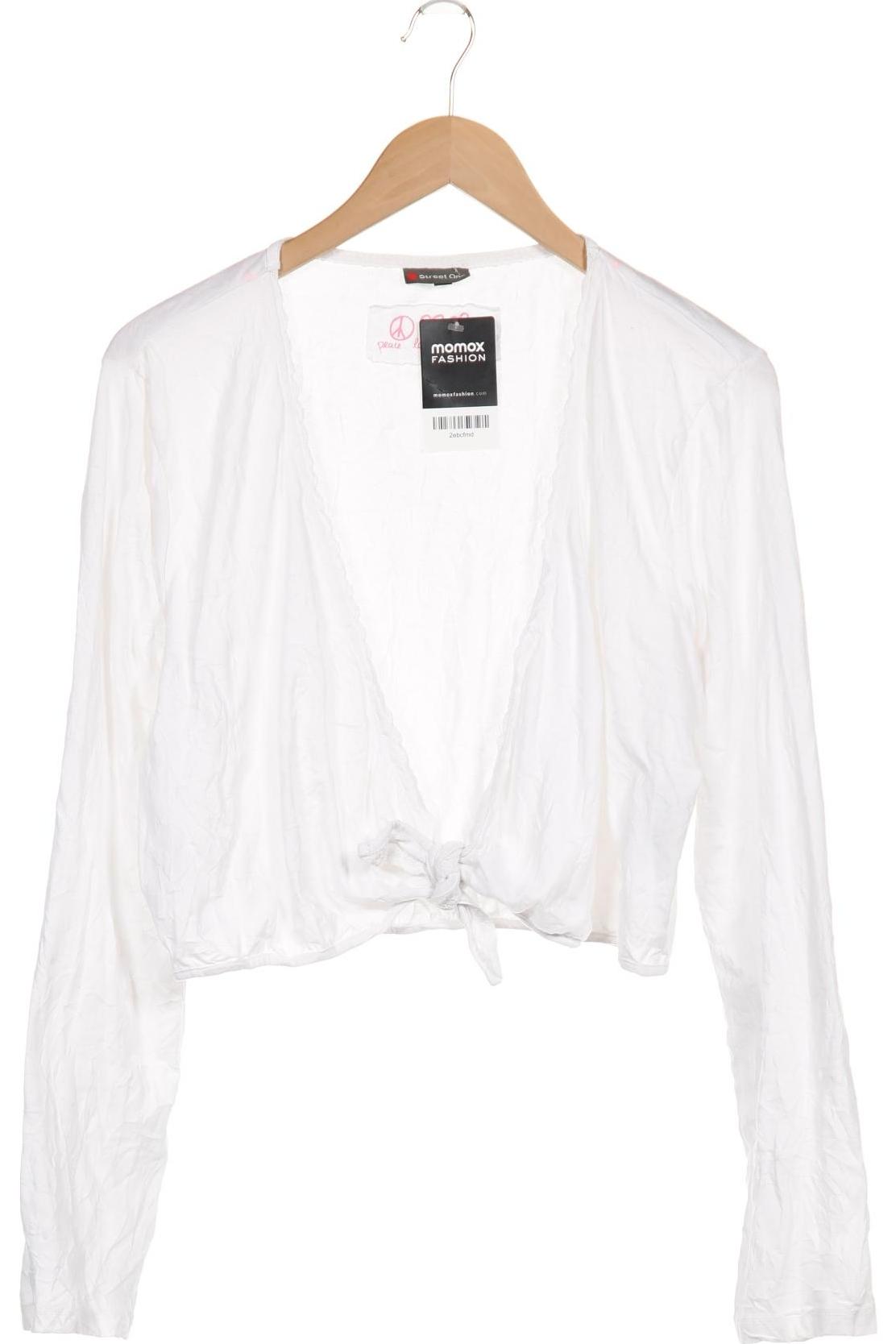

Street One Damen Strickjacke, weiß, Gr. 42