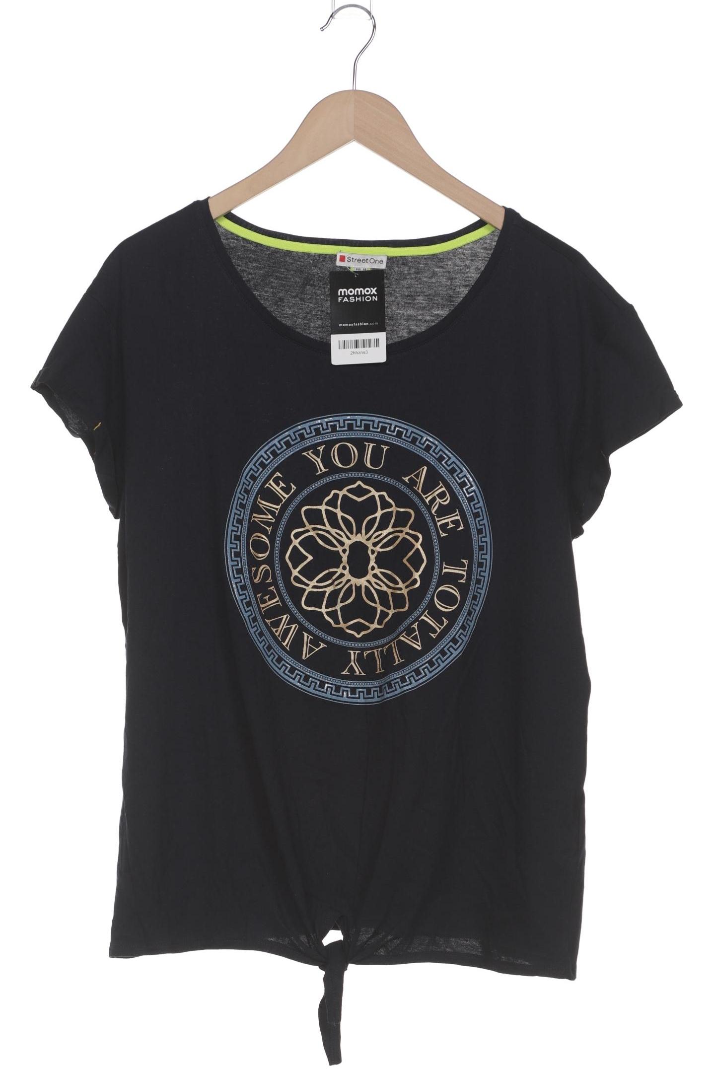 

Street One Damen T-Shirt, marineblau, Gr. 44