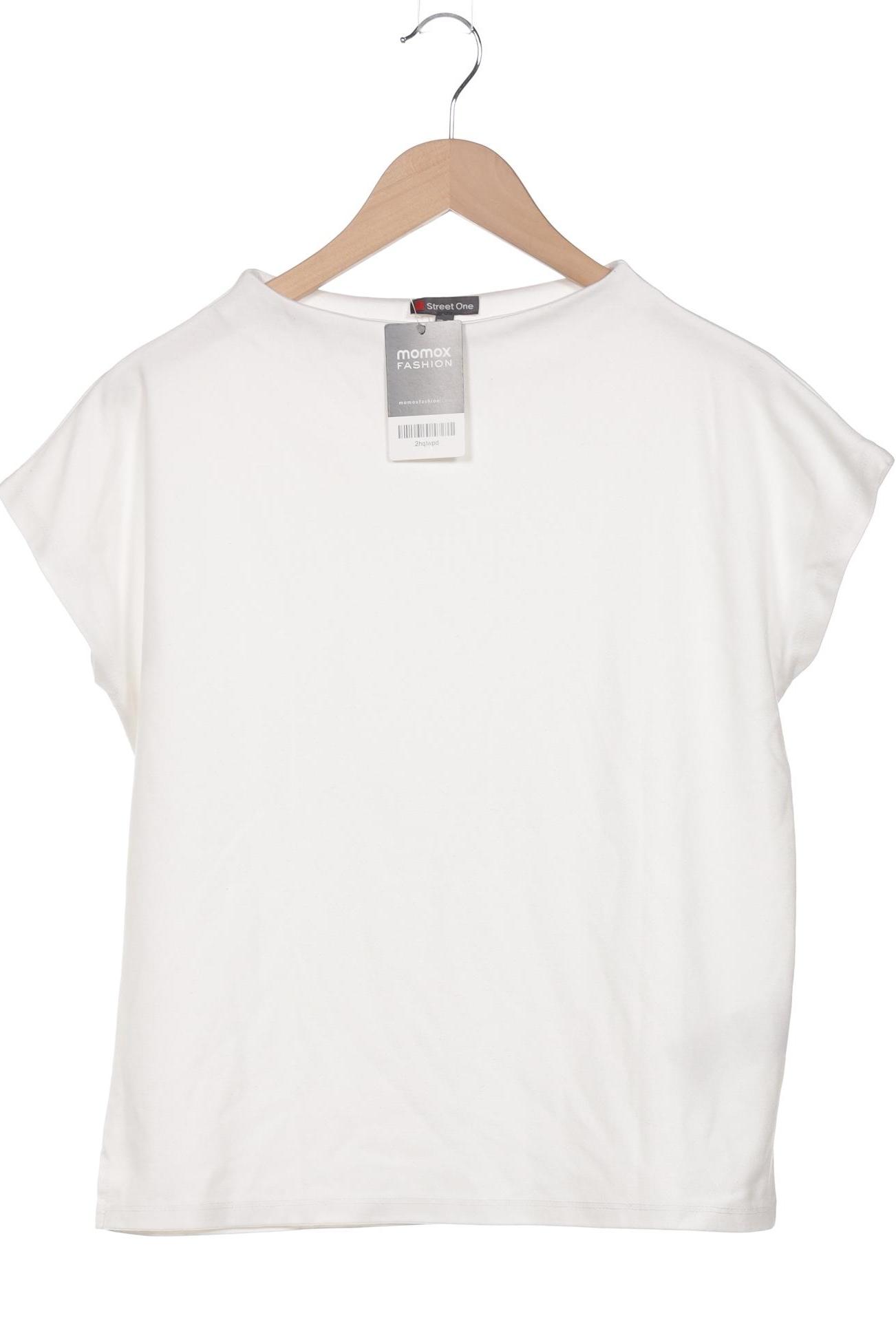 

Street One Damen T-Shirt, weiß, Gr. 38