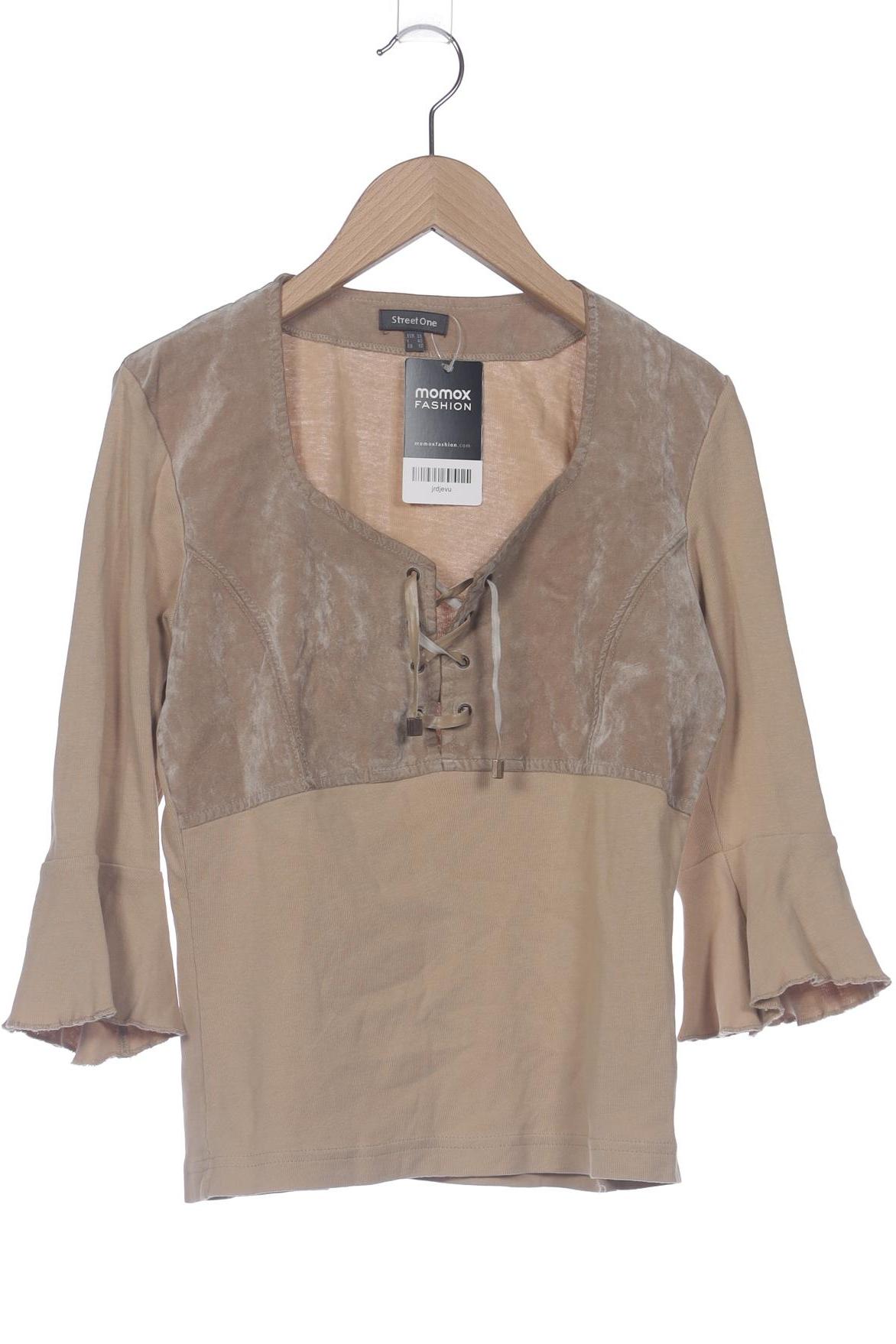 

Street One Damen Langarmshirt, beige, Gr. 38