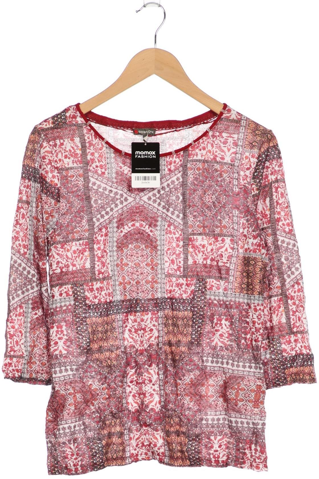 Thumbnail - Street One Damen Langarmshirt, bordeaux, Gr. 36