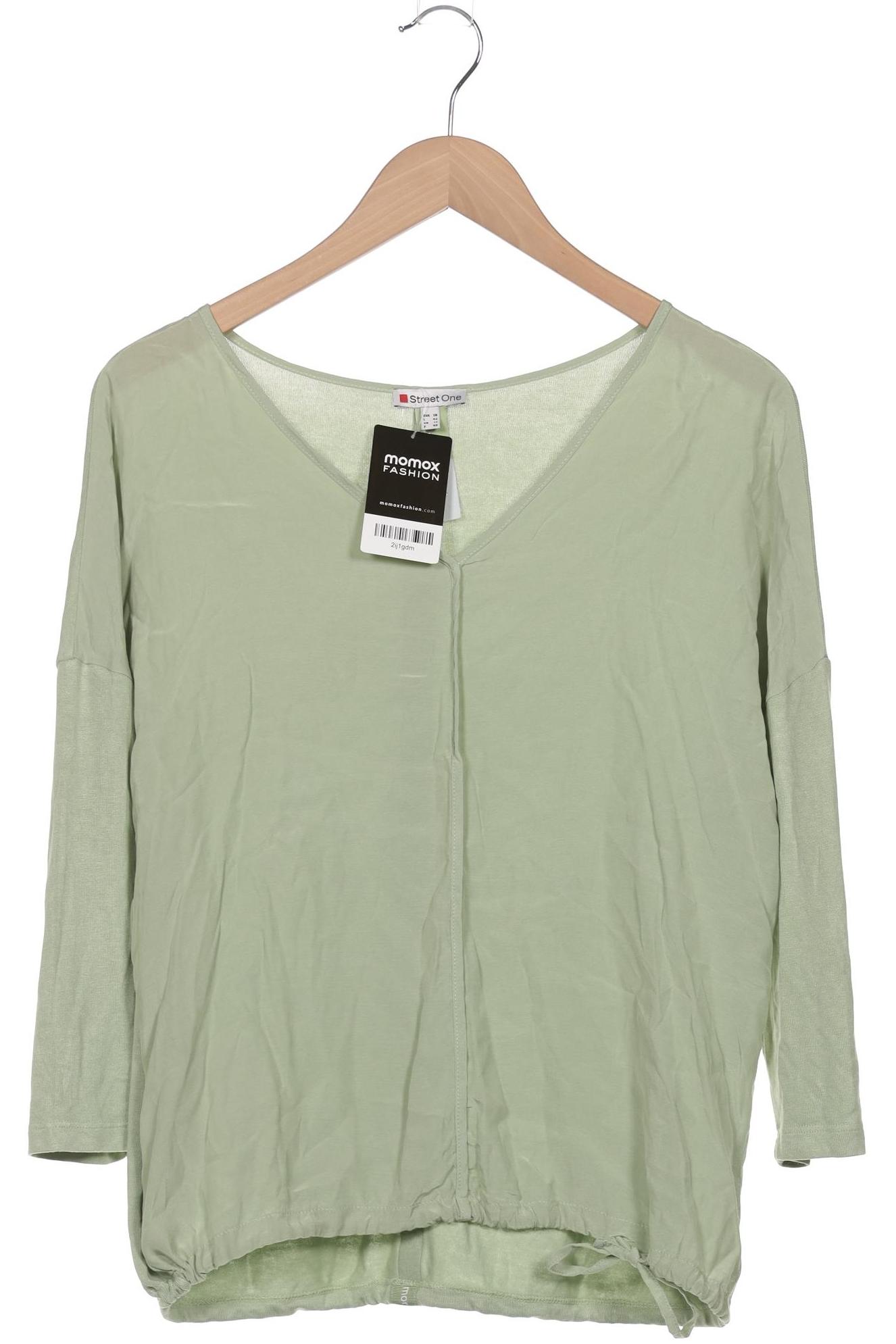

Street One Damen Langarmshirt, hellgrün, Gr. 38