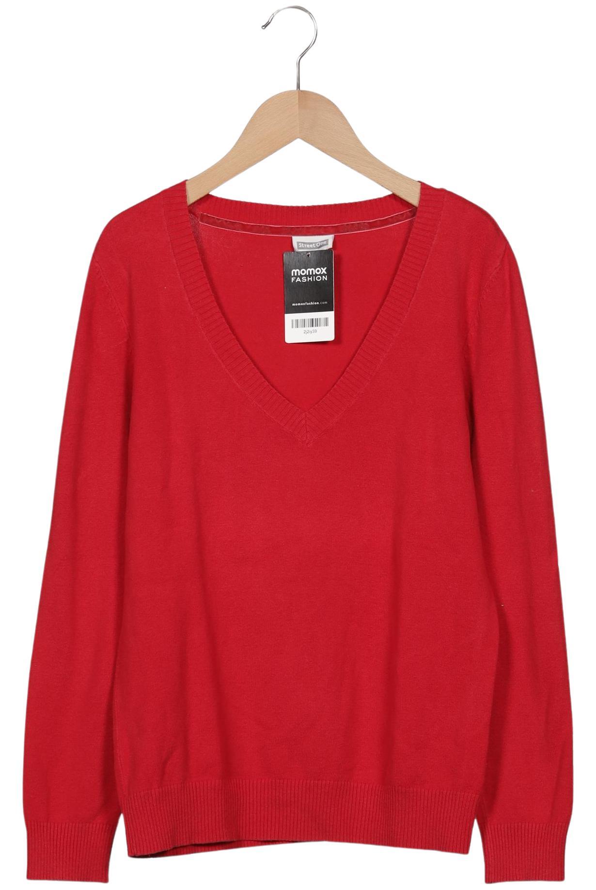 

Street One Damen Pullover, rot, Gr. 38