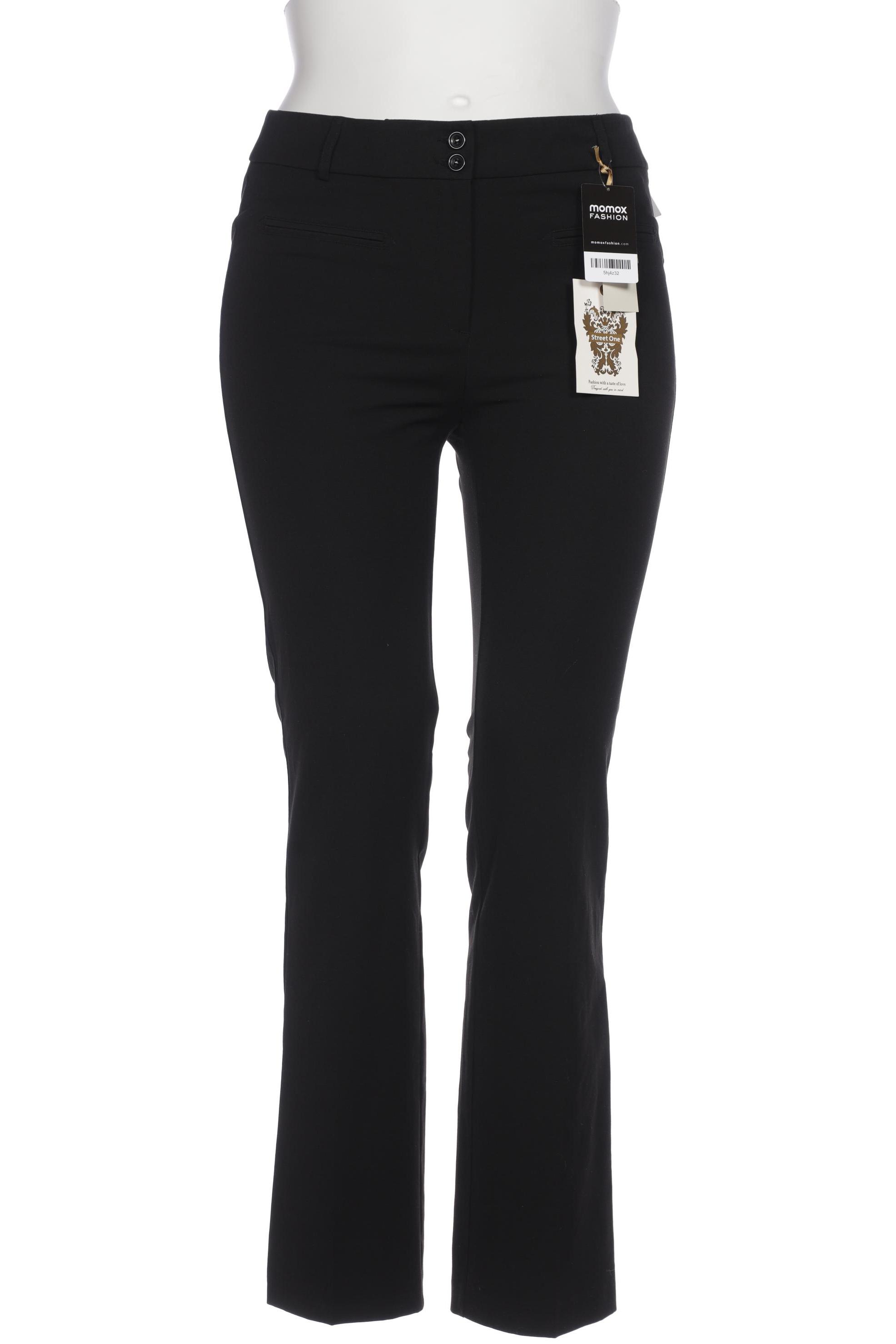 

Street One Damen Stoffhose, schwarz, Gr. 44