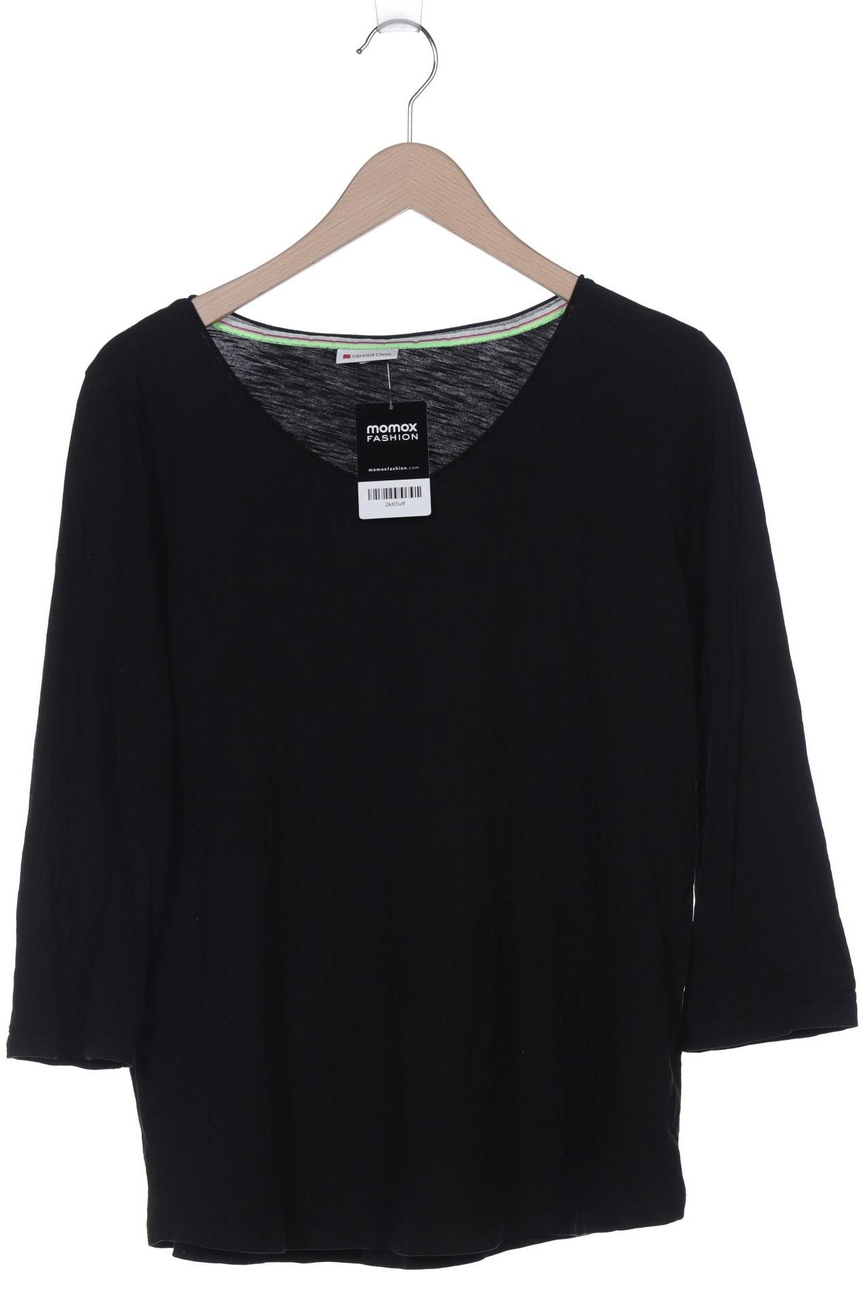 

Street One Damen Langarmshirt, schwarz, Gr. 44