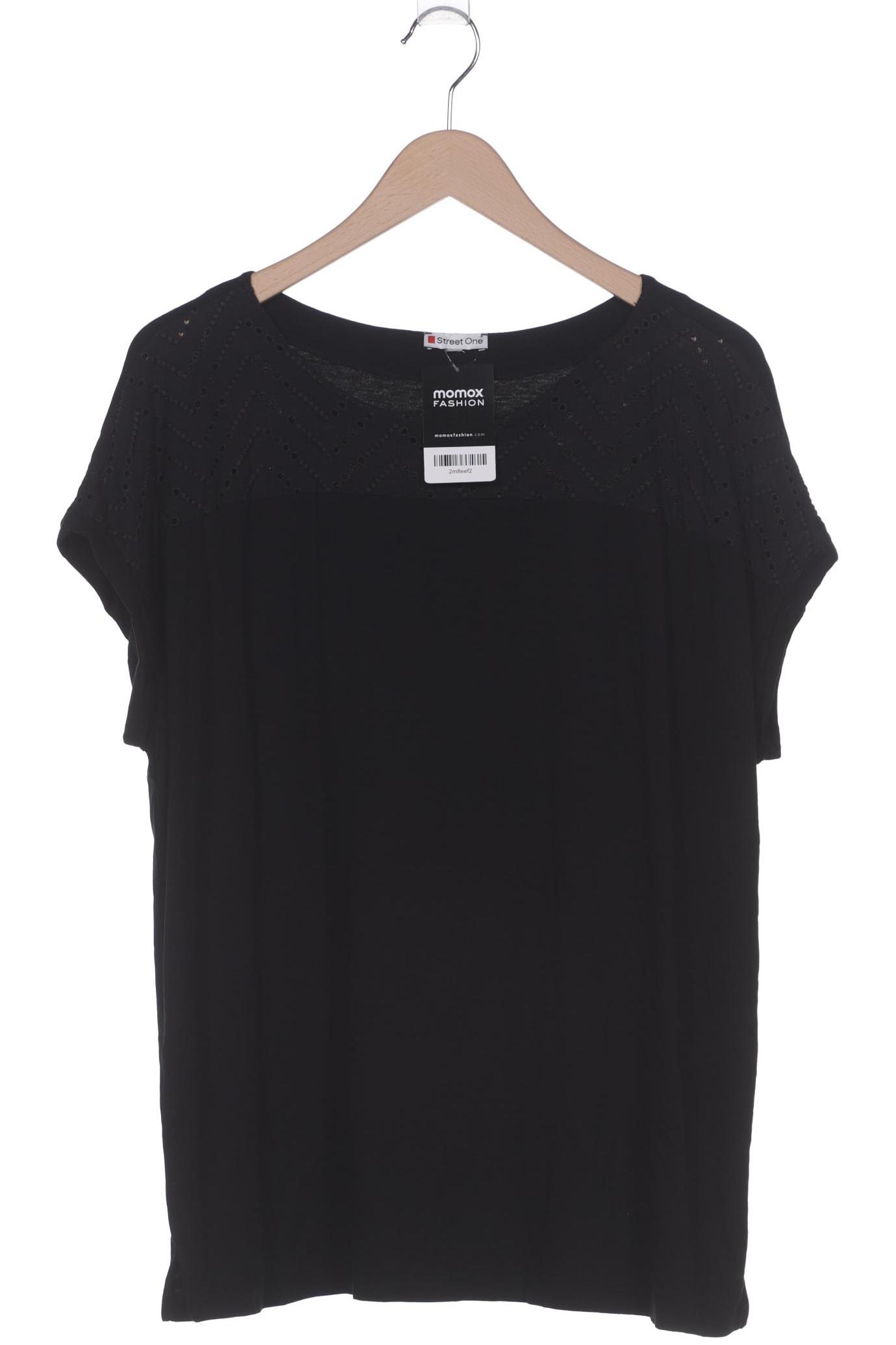 

Street One Damen T-Shirt, schwarz, Gr. 46