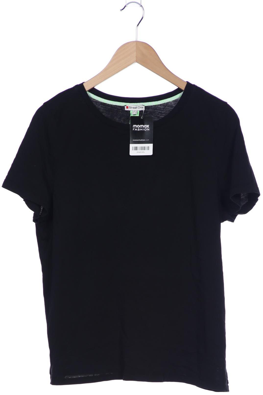 

Street One Damen T-Shirt, schwarz, Gr. 44