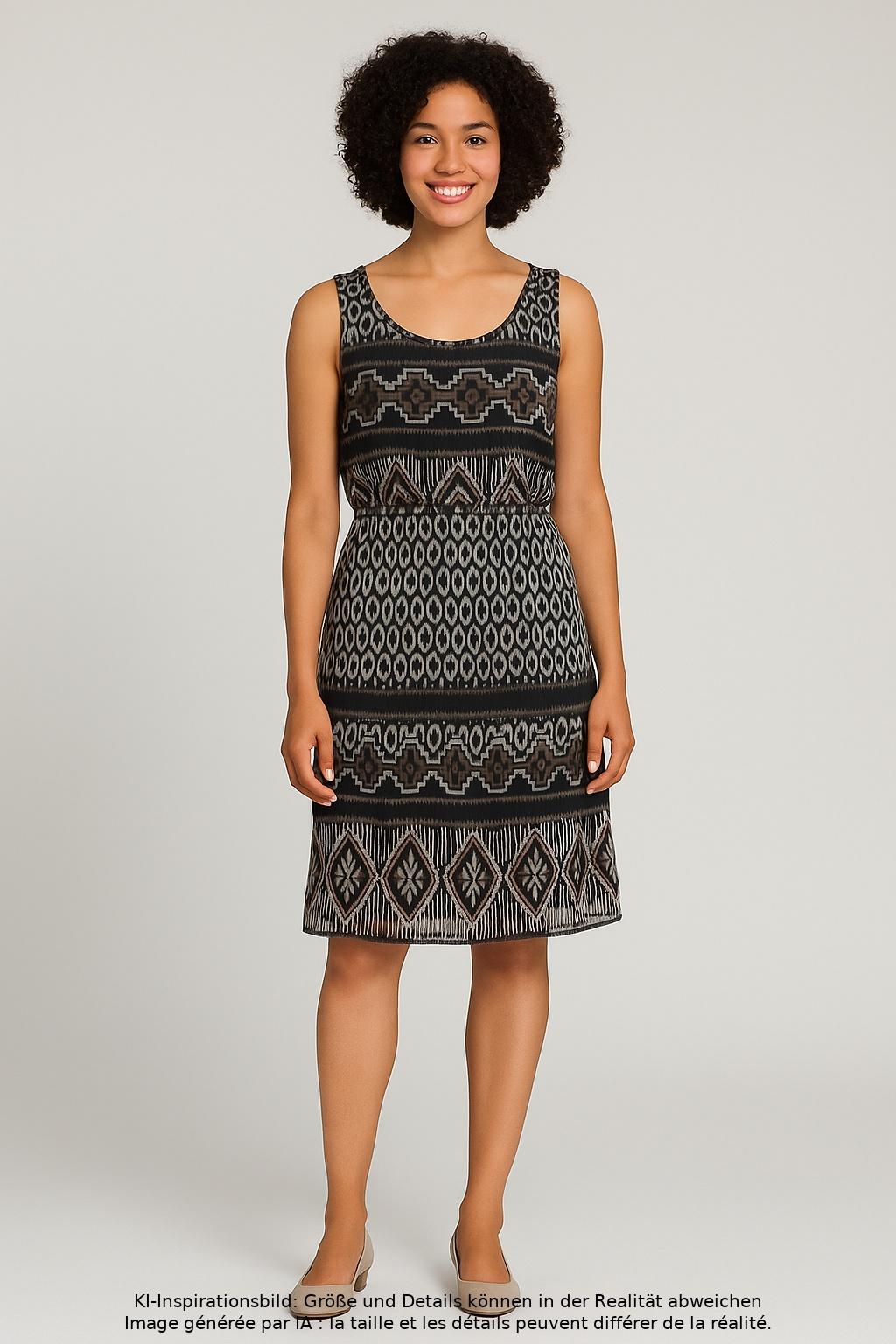 

Street One Damen Kleid, mehrfarbig, Gr. 34