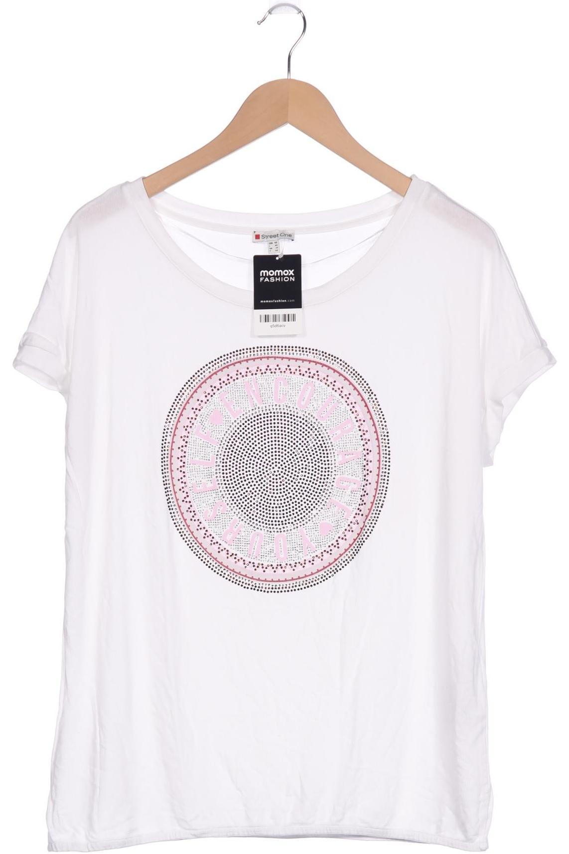 

Street One Damen T-Shirt, weiß, Gr. 40