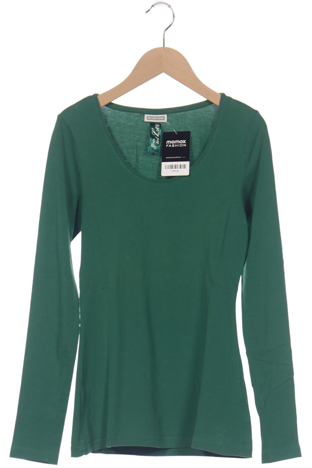 

Street One Damen Langarmshirt, grün, Gr. 36