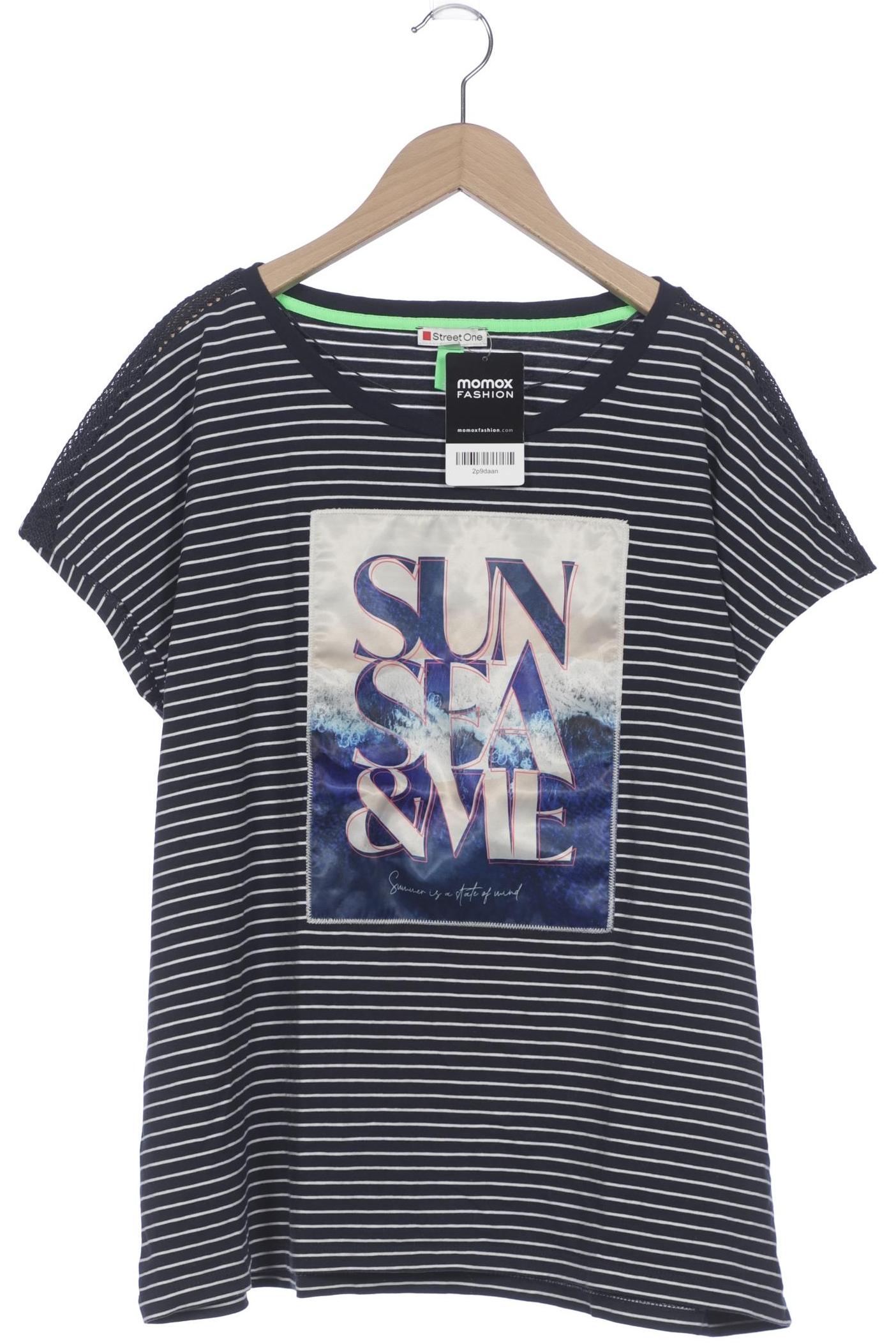 

Street One Damen T-Shirt, marineblau, Gr. 44