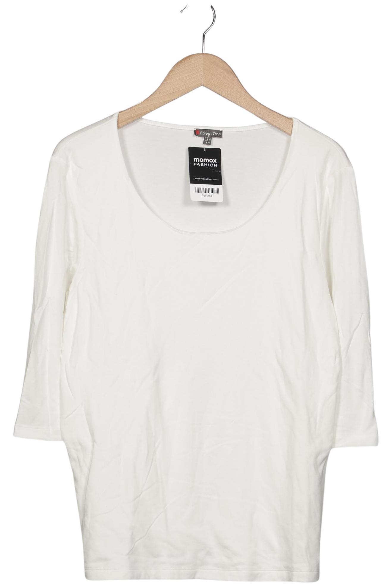 

Street One Damen Langarmshirt, weiß, Gr. 42