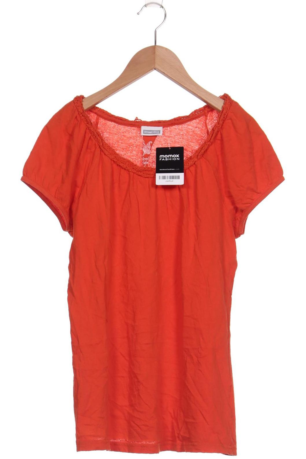 

Street One Damen T-Shirt, orange, Gr. 40