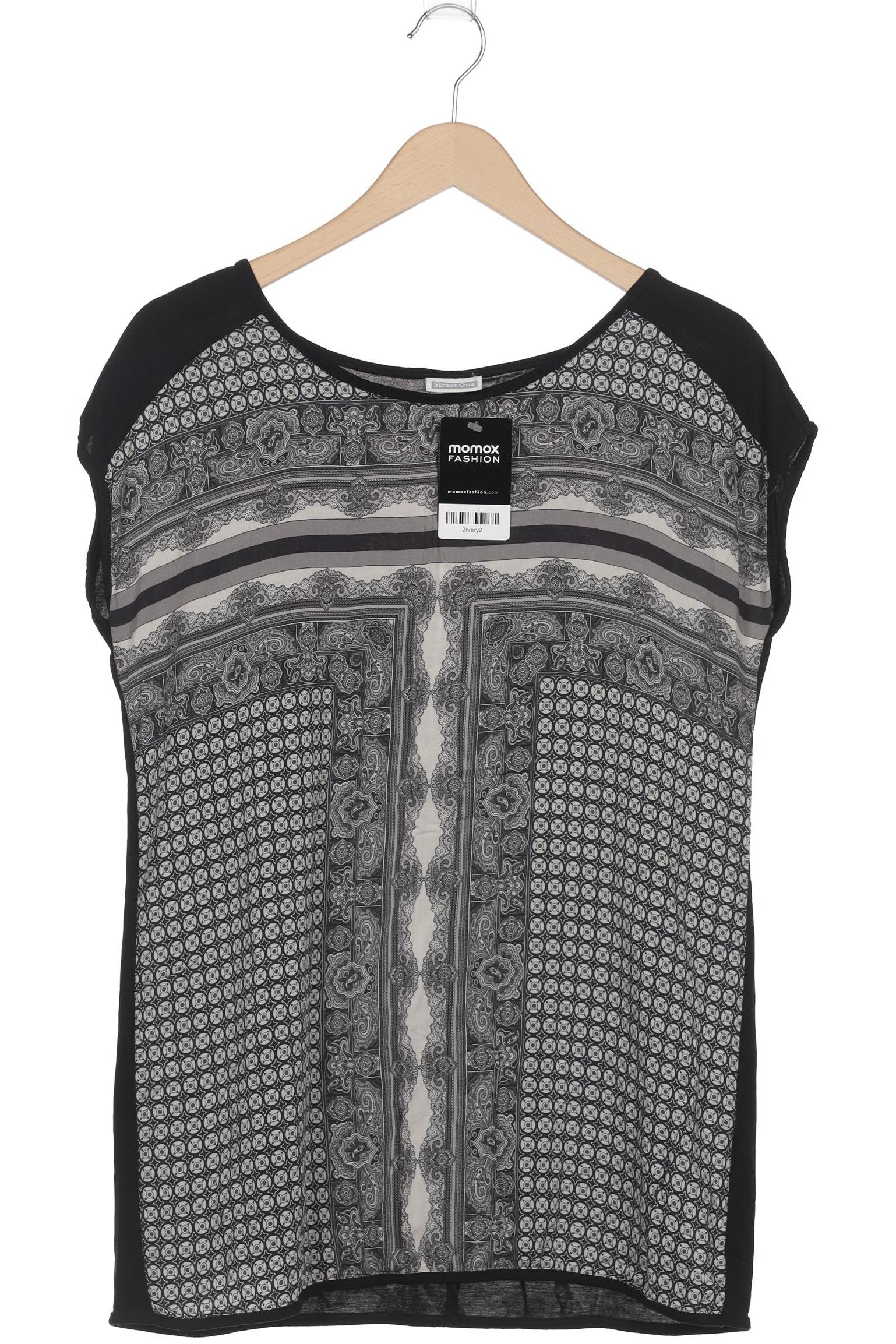 

Street One Damen T-Shirt, schwarz, Gr. 40