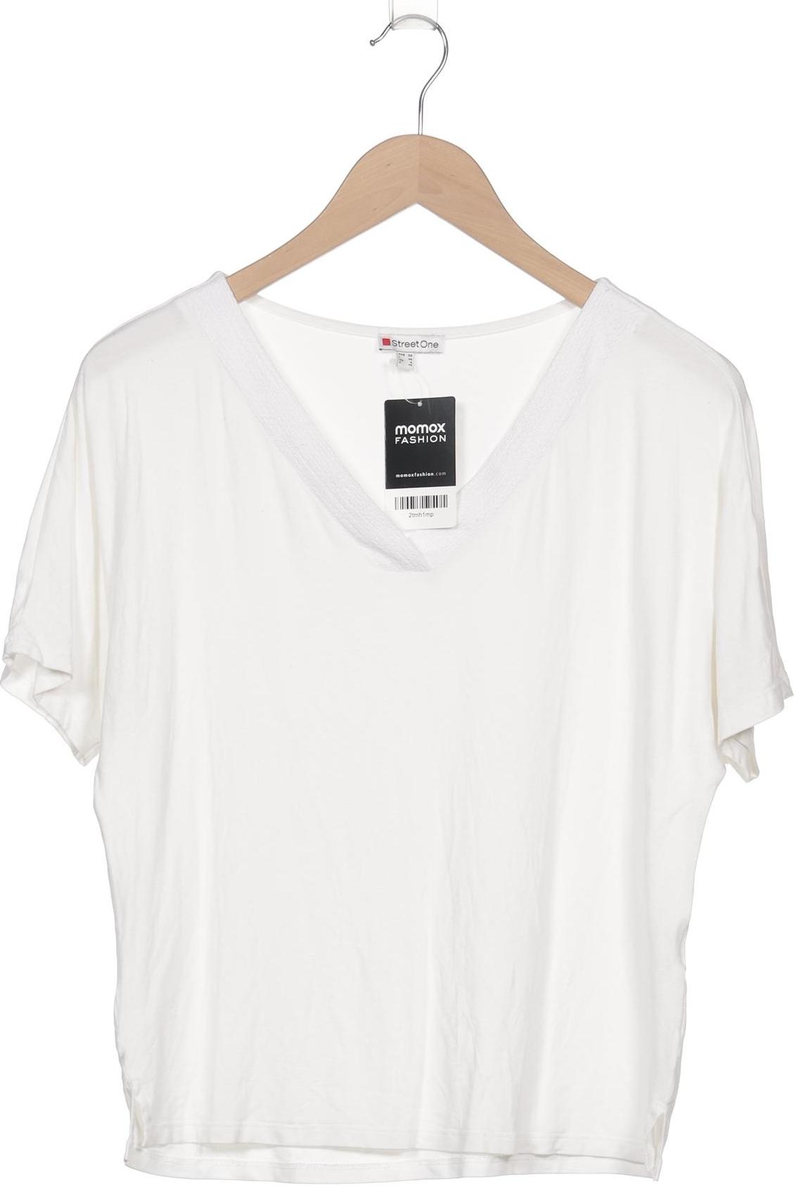 

Street One Damen T-Shirt, weiß, Gr. 34