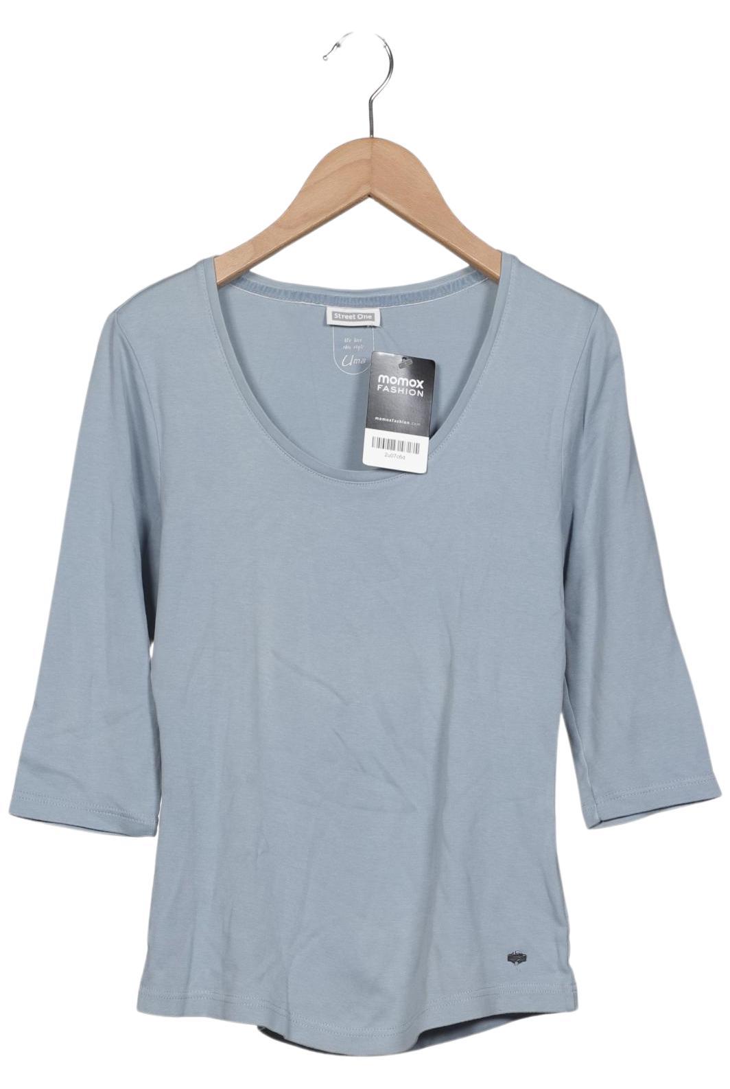 

Street One Damen Langarmshirt, hellblau, Gr. 36