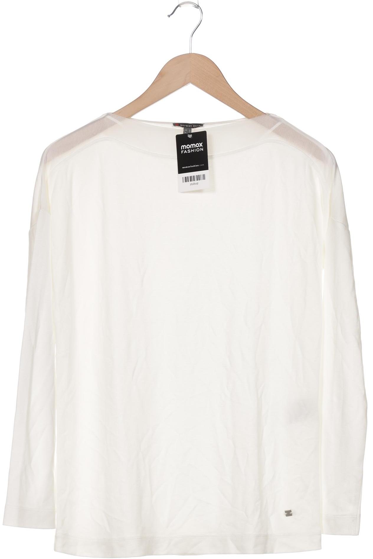 

Street One Damen Langarmshirt, weiß, Gr. 34