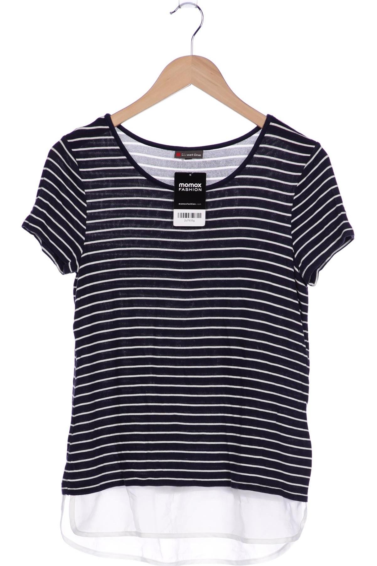 

Street One Damen T-Shirt, marineblau, Gr. 36