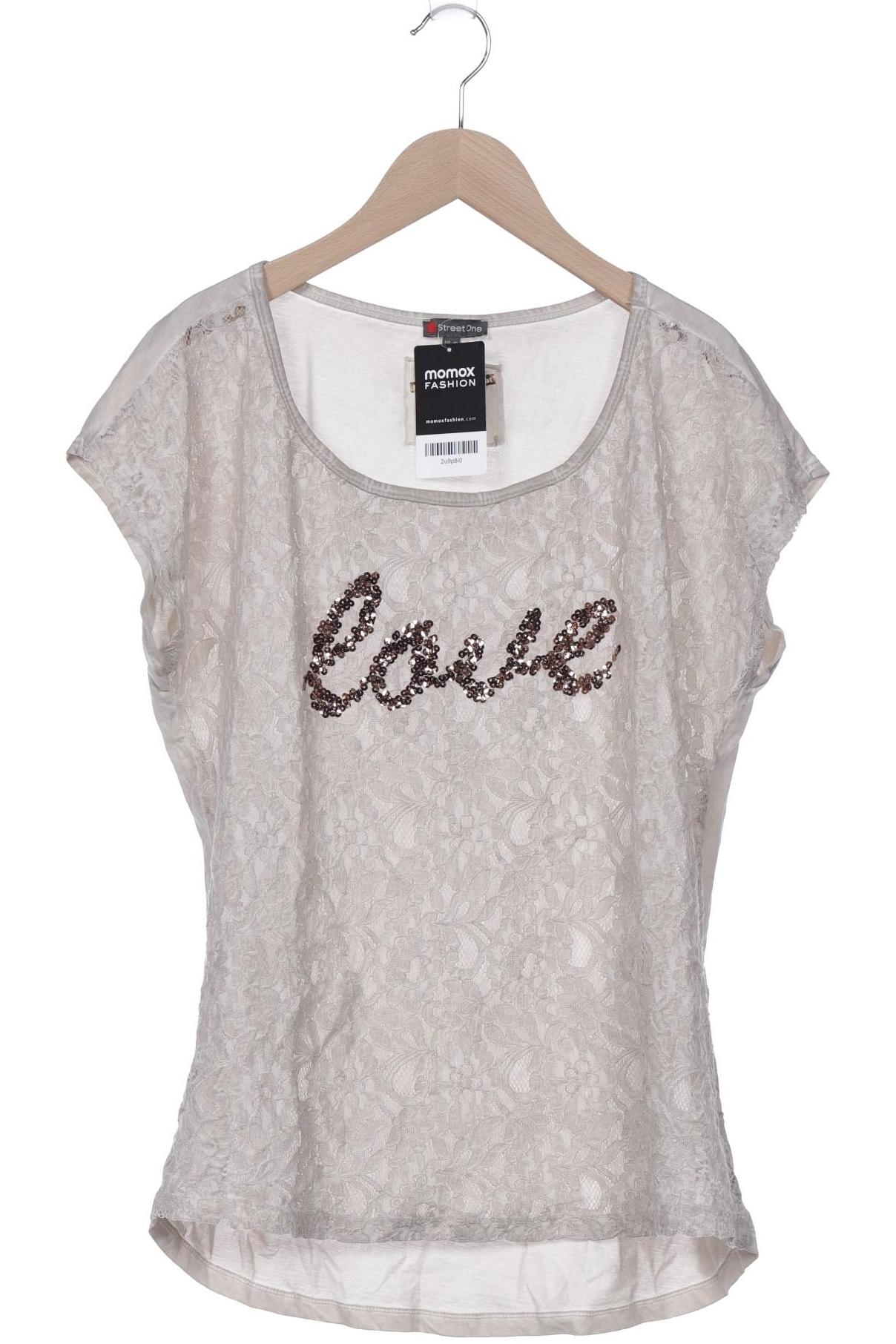 

Street One Damen T-Shirt, beige, Gr. 40