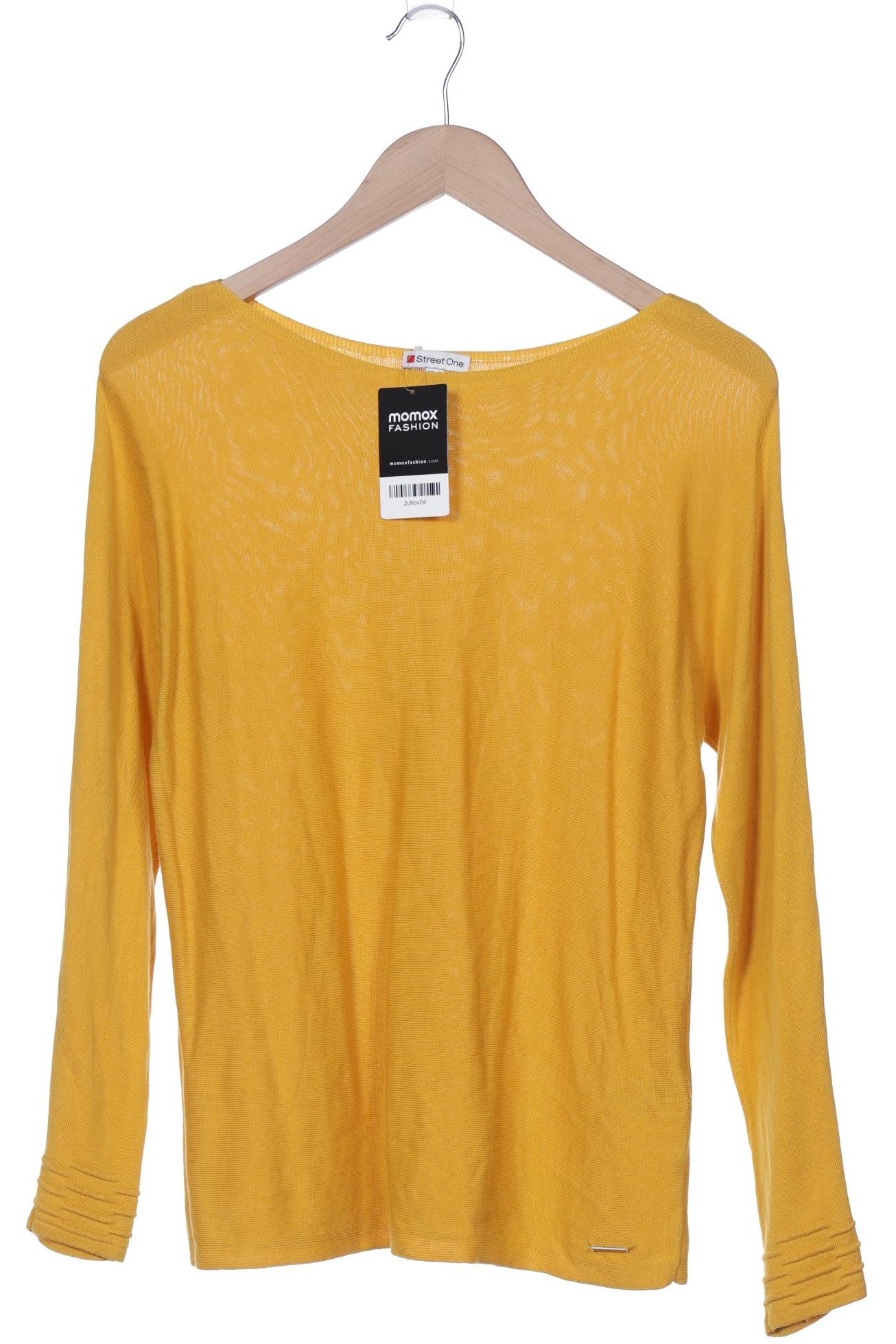 

Street One Damen Pullover, gelb, Gr. 38
