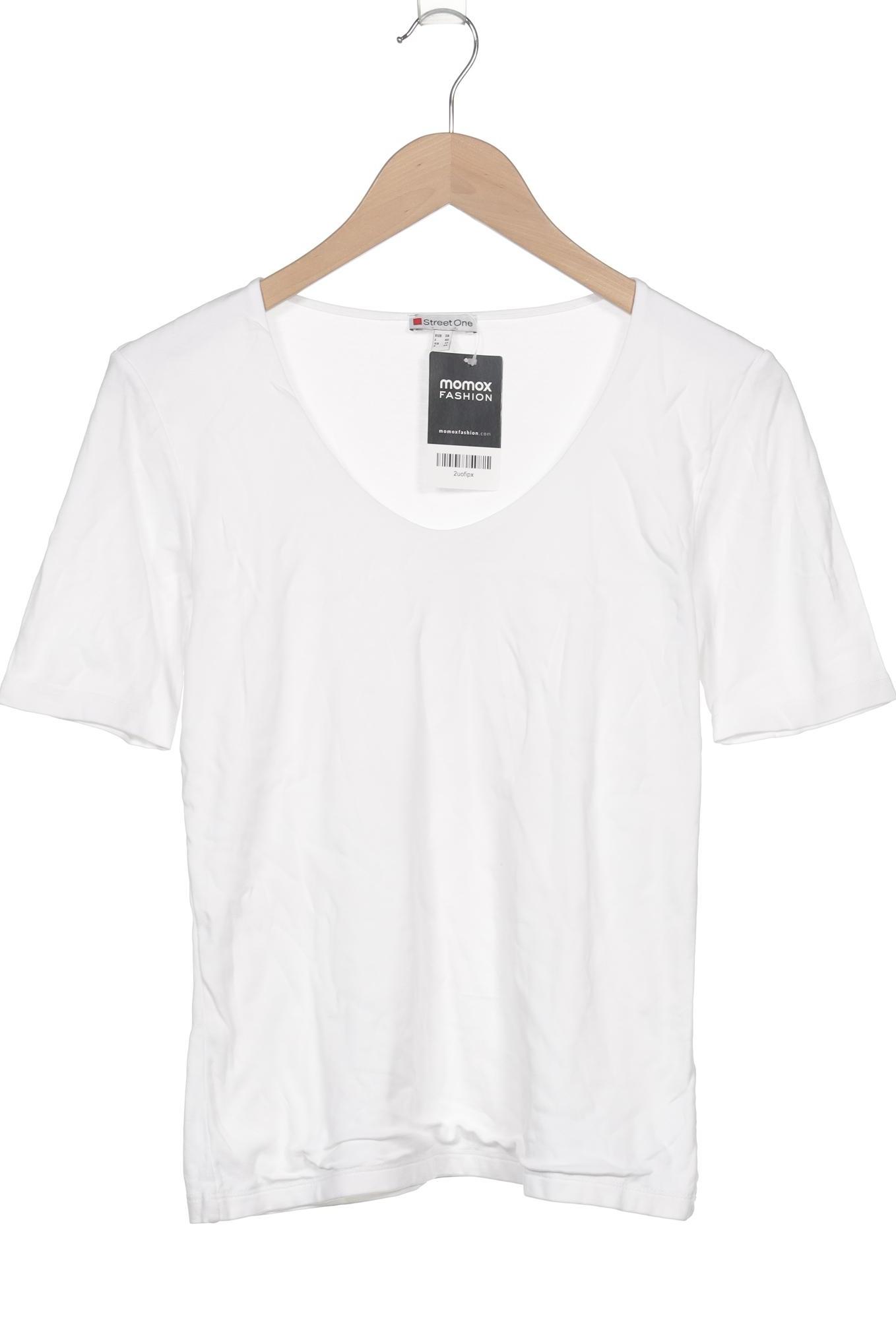 

Street One Damen T-Shirt, weiß, Gr. 38