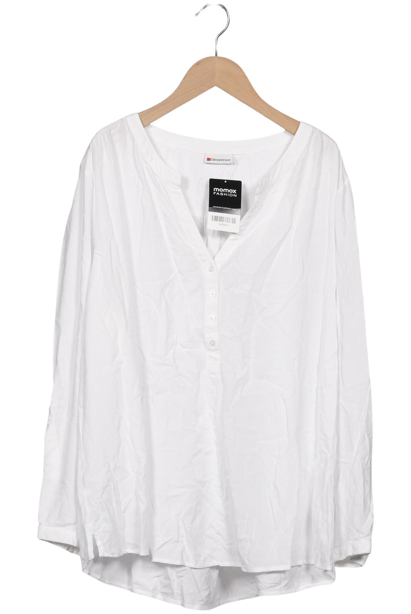 

Street One Damen Bluse, weiß, Gr. 46