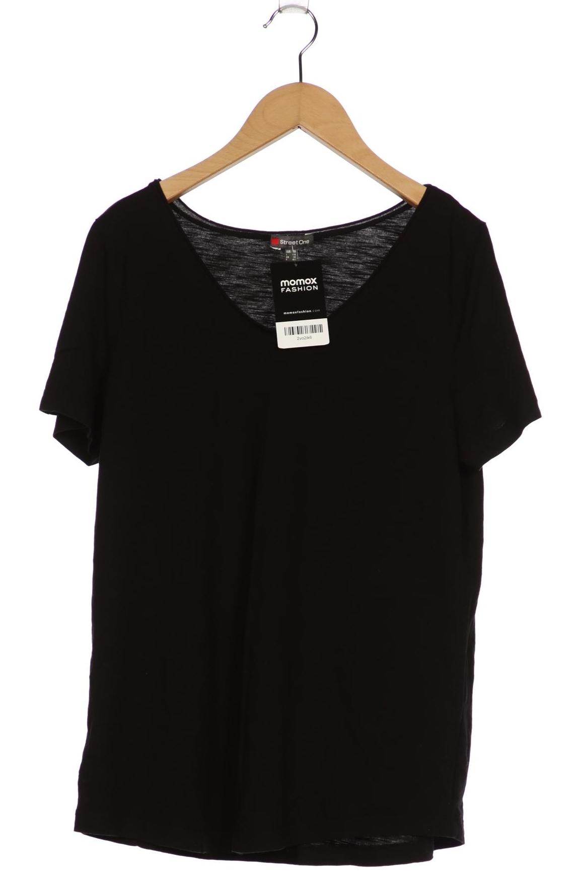 

Street One Damen T-Shirt, schwarz, Gr. 40