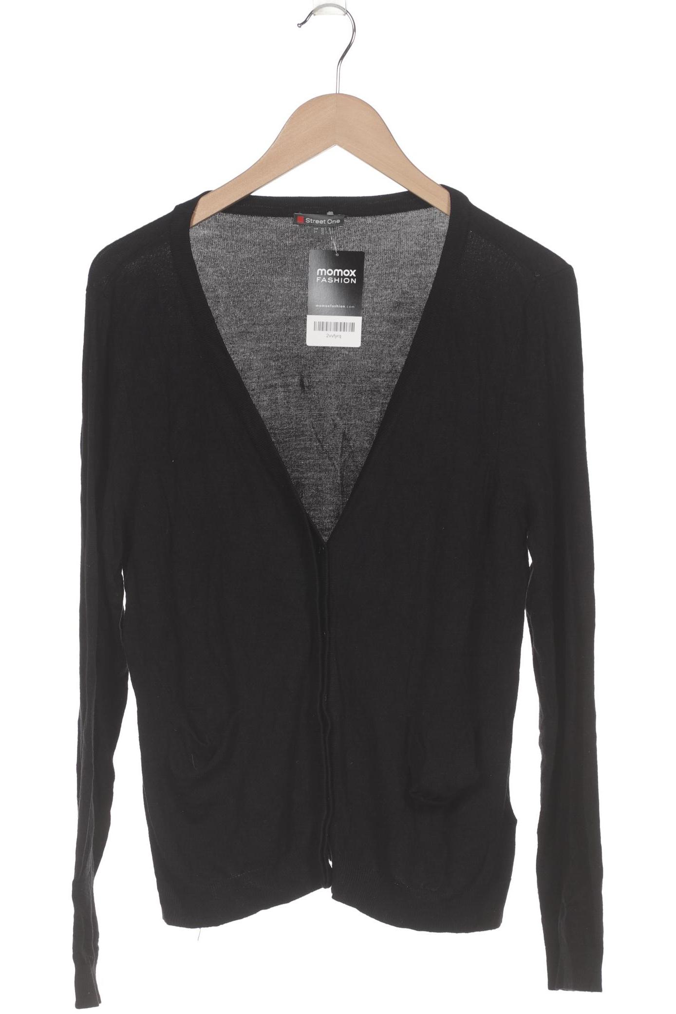 

Street One Damen Strickjacke, schwarz, Gr. 42
