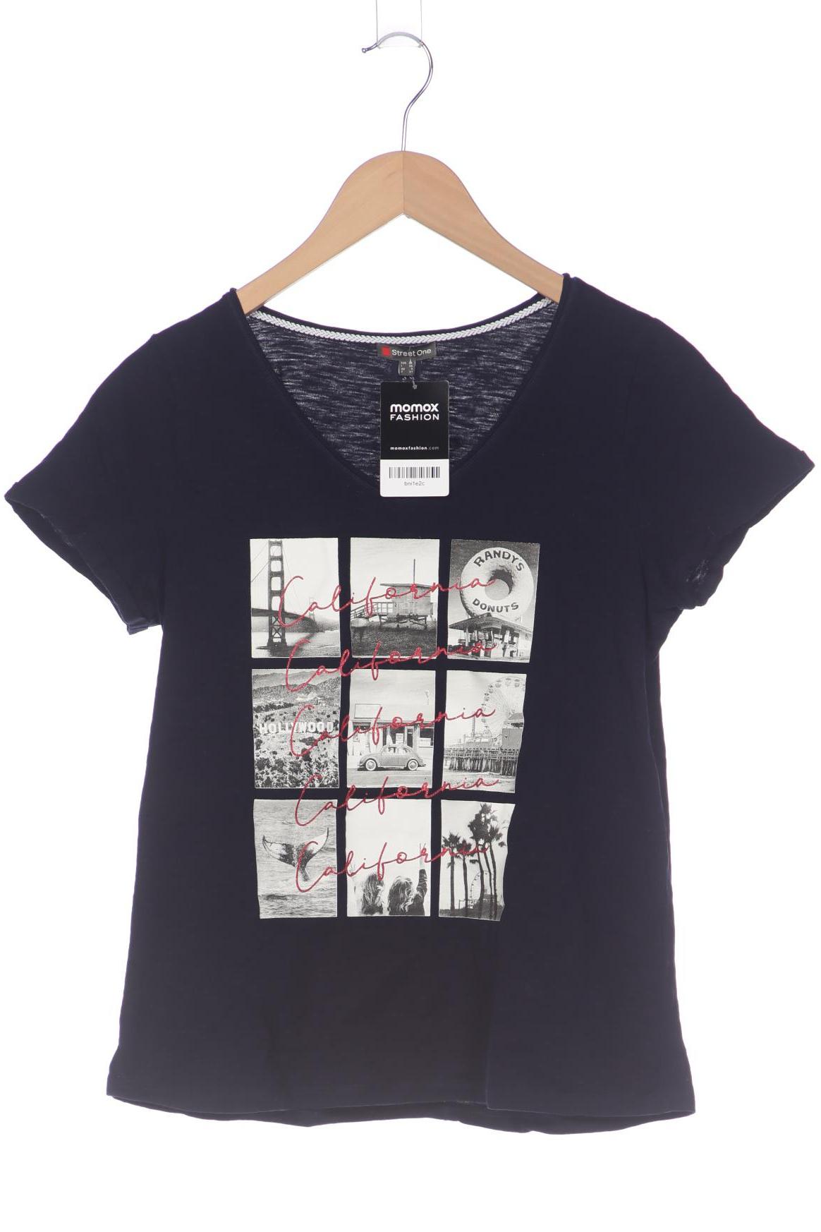 

Street One Damen T-Shirt, marineblau, Gr. 34
