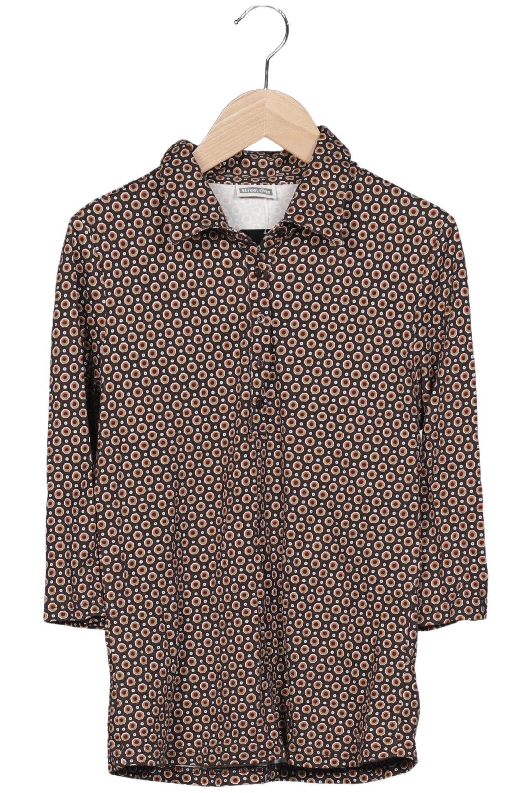 

Street One Damen Poloshirt, braun, Gr. 38