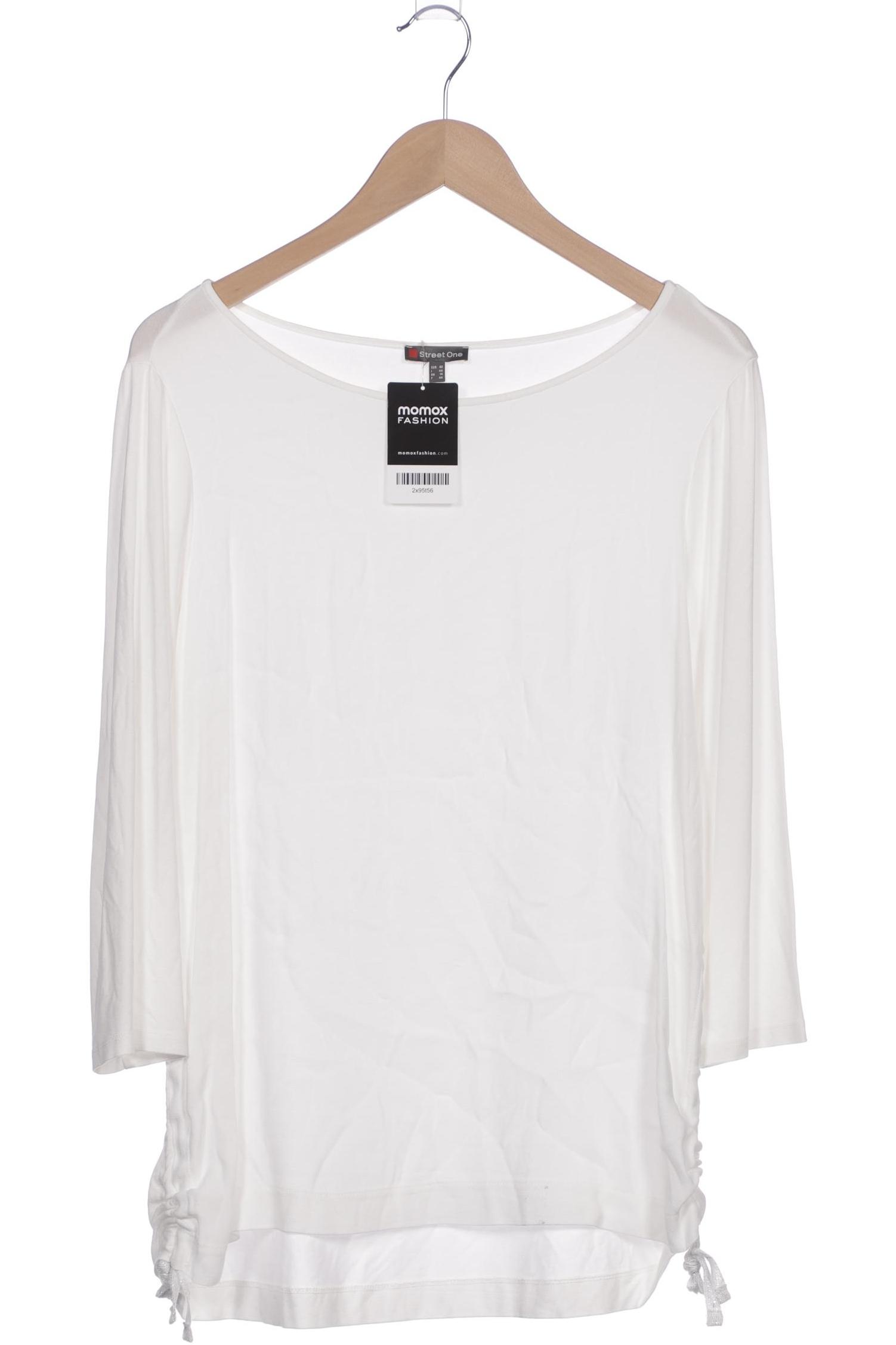 

Street One Damen Langarmshirt, weiß, Gr. 42
