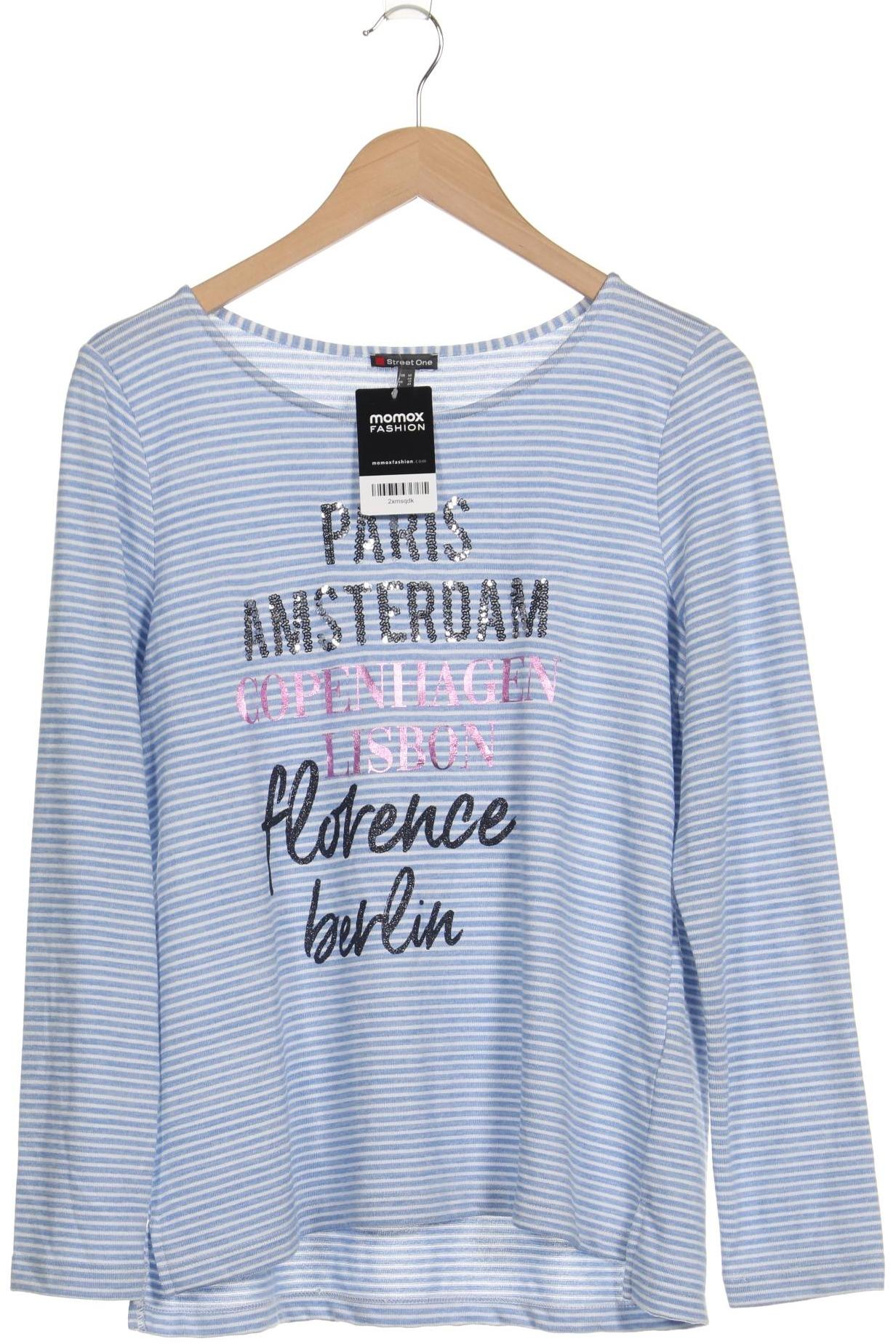 

Street One Damen Langarmshirt, blau, Gr. 42