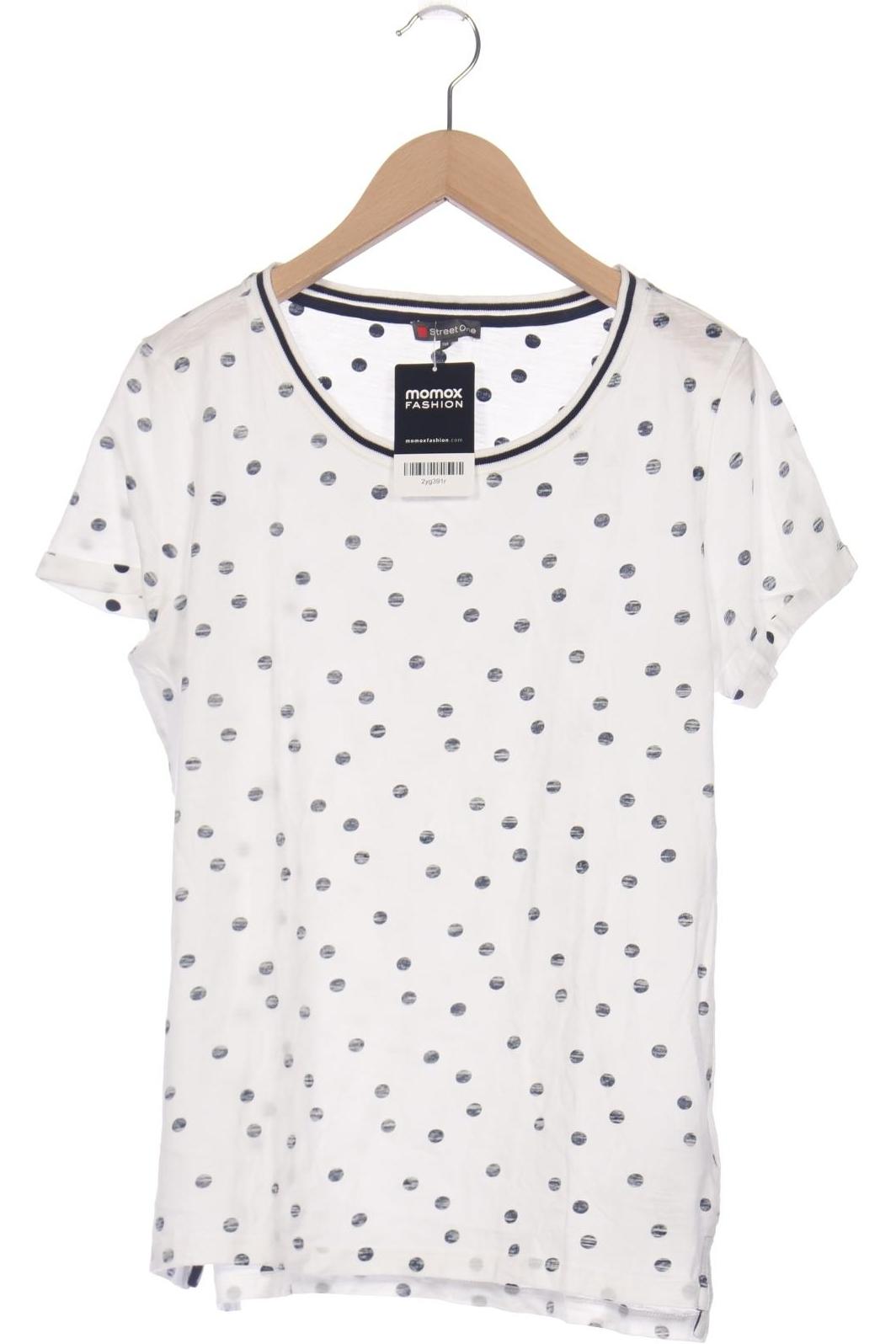 

Street One Damen T-Shirt, weiß, Gr. 38
