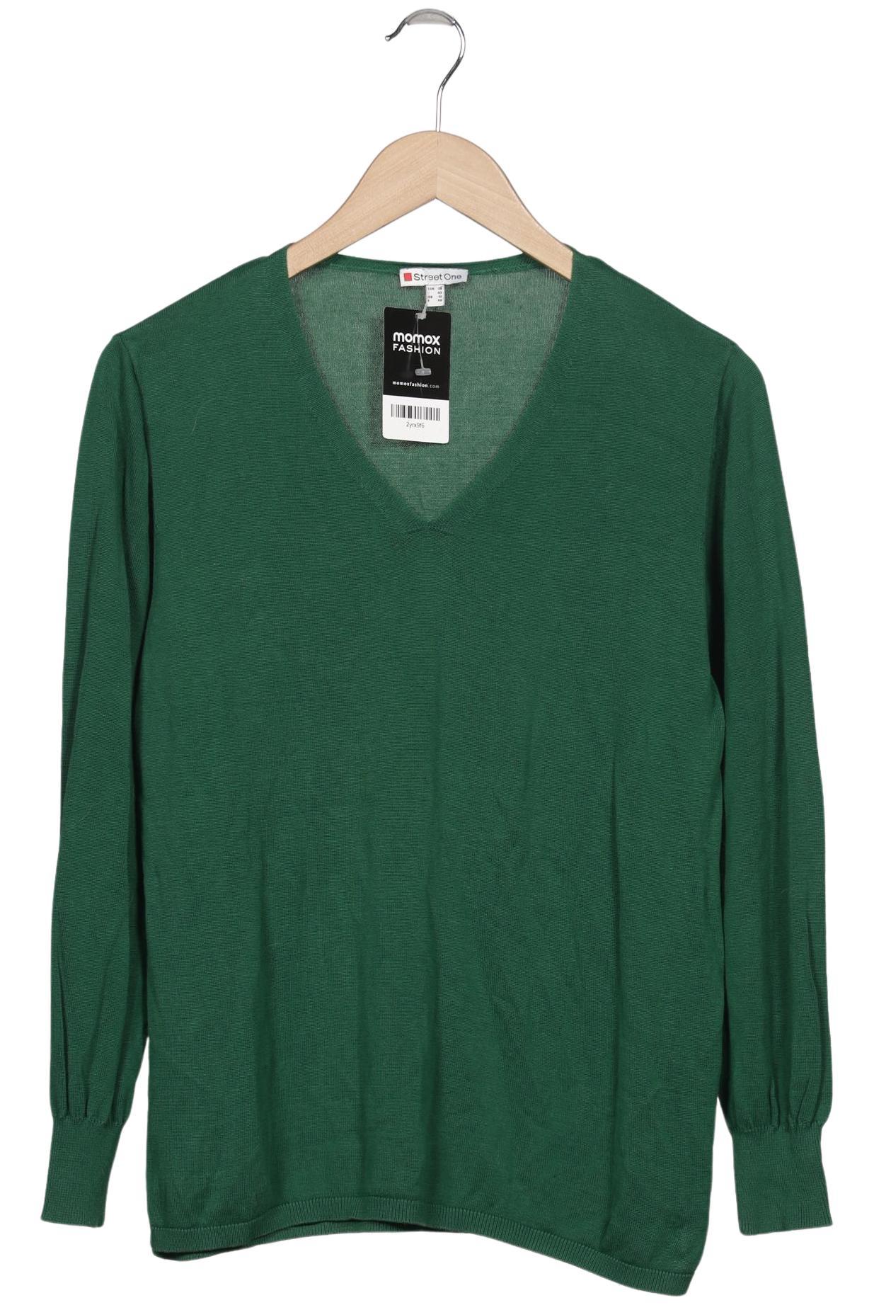 

Street One Damen Pullover, grün, Gr. 38