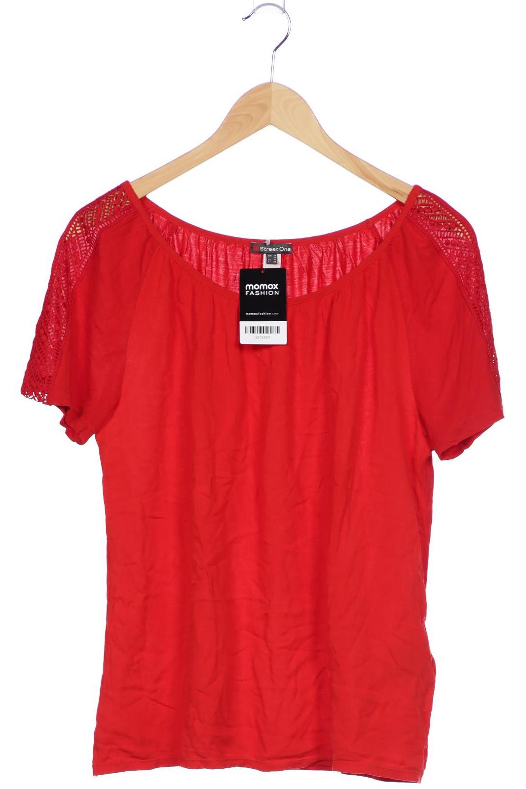 

Street One Damen T-Shirt, rot, Gr. 38