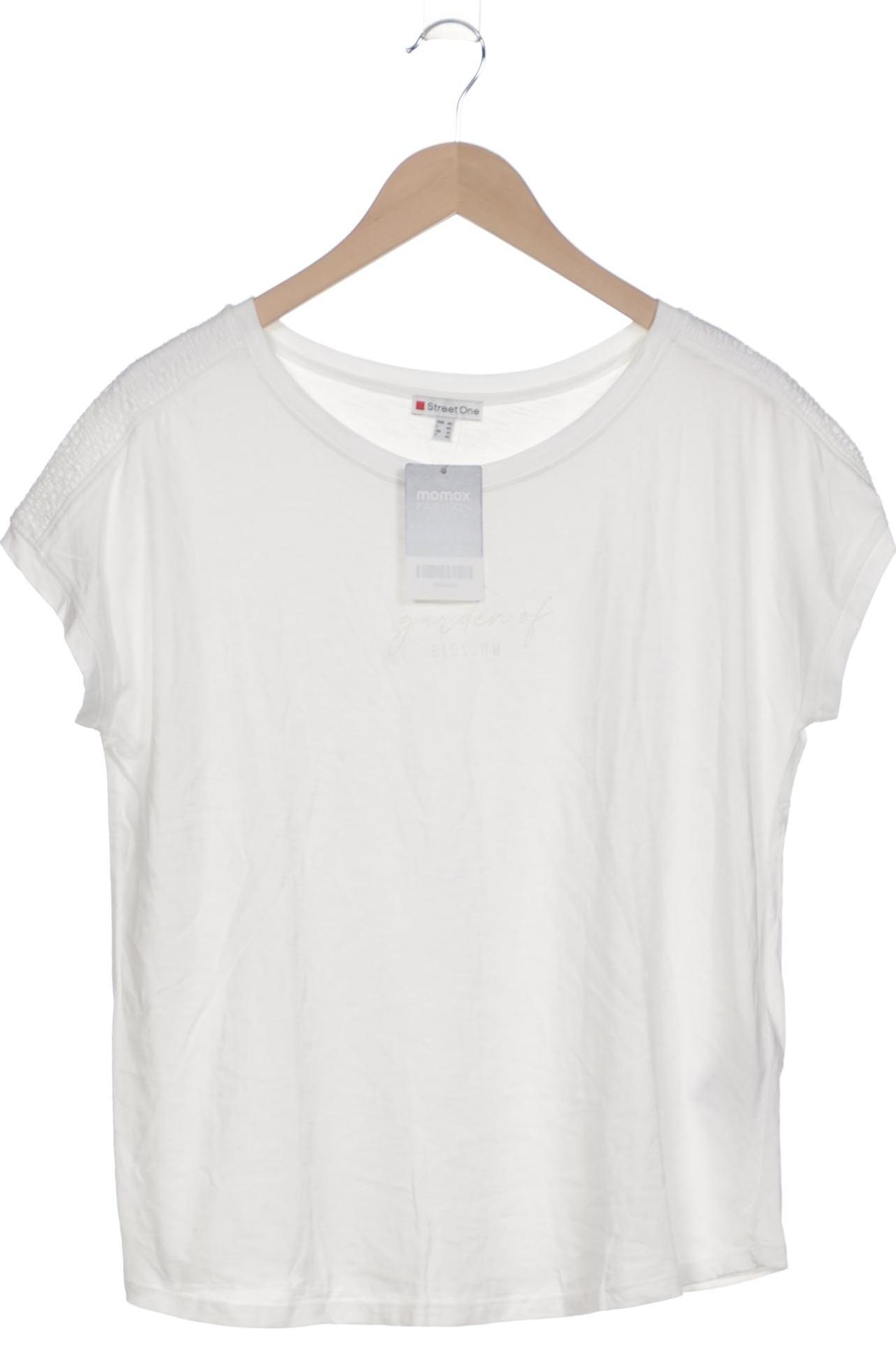

Street One Damen T-Shirt, weiß, Gr. 40