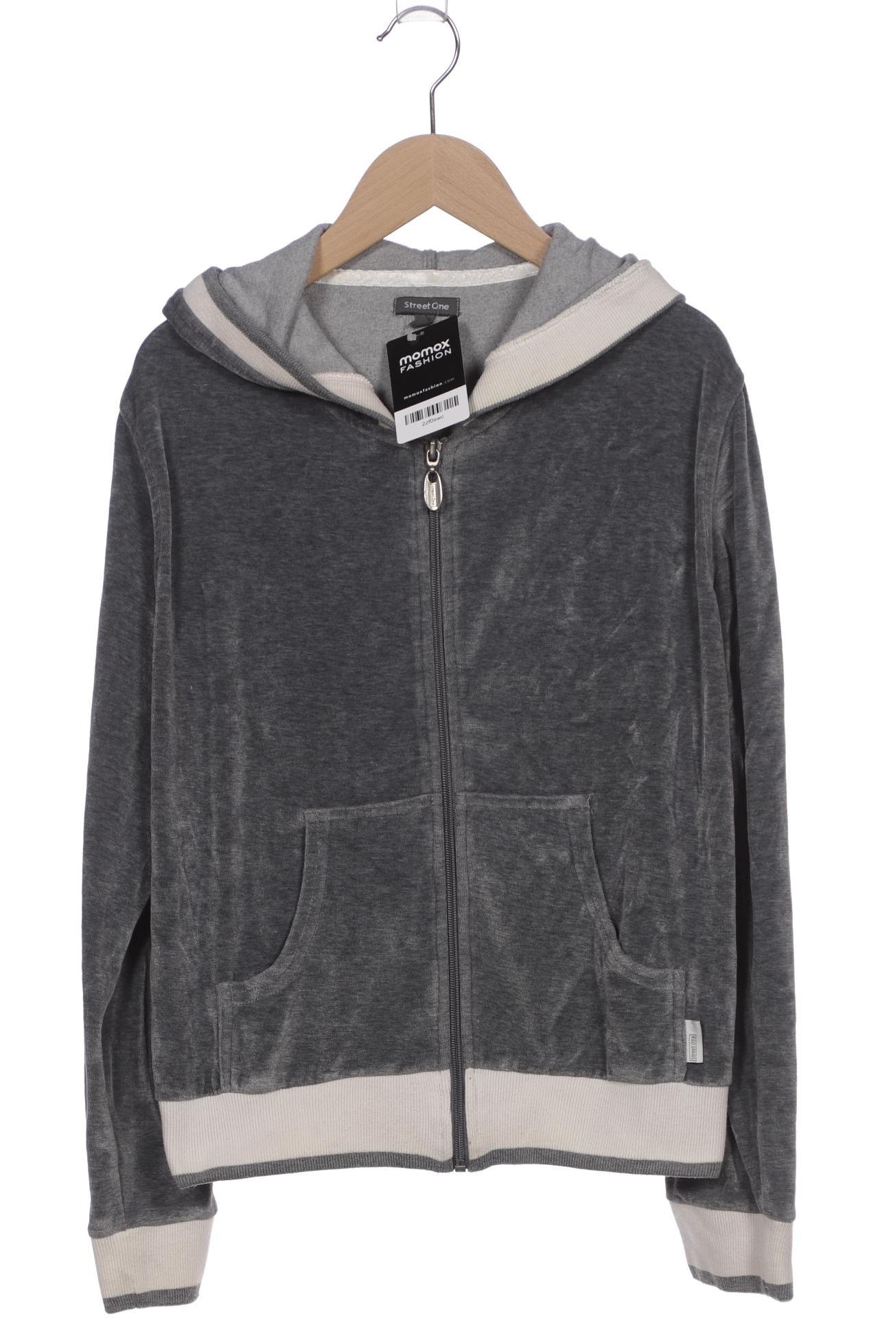 

Street One Damen Kapuzenpullover, grau, Gr. 40