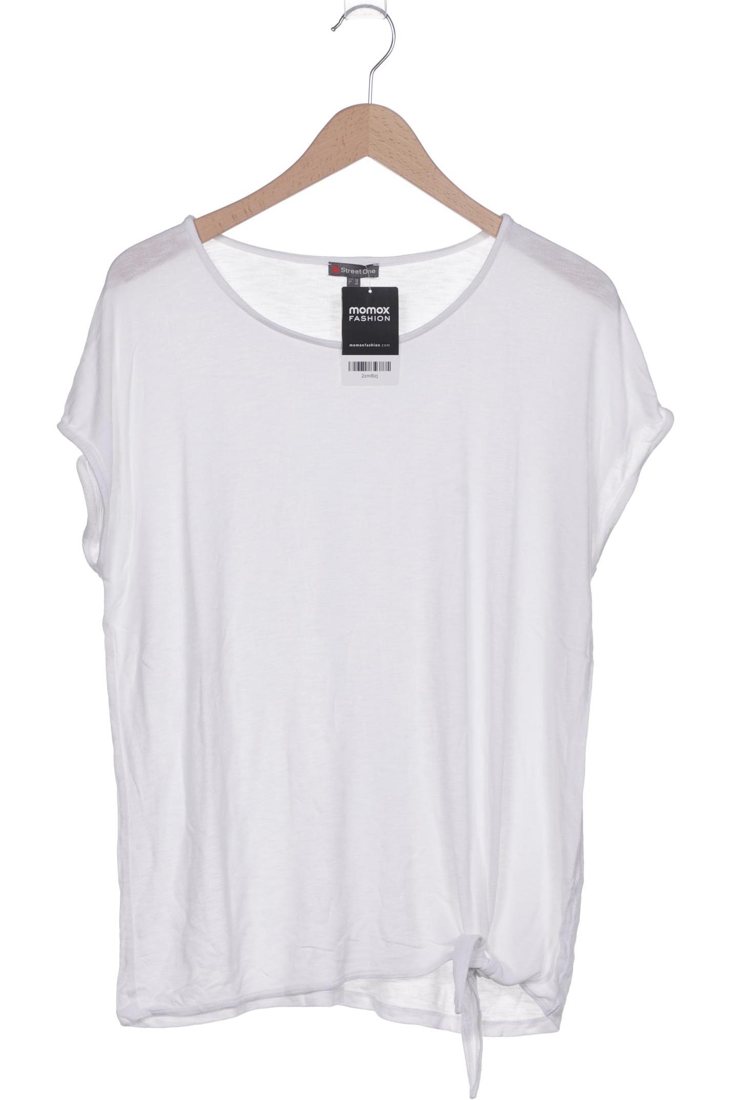 

Street One Damen T-Shirt, weiß, Gr. 42
