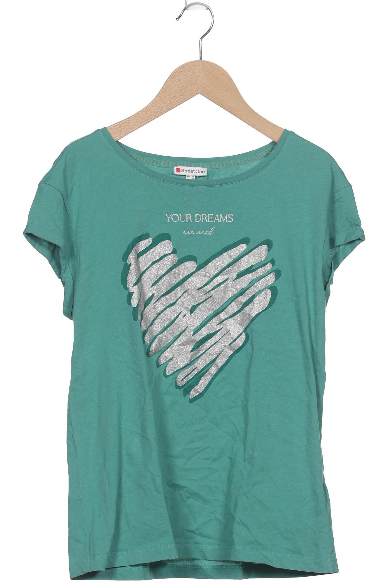 

Street One Damen T-Shirt, türkis, Gr. 36