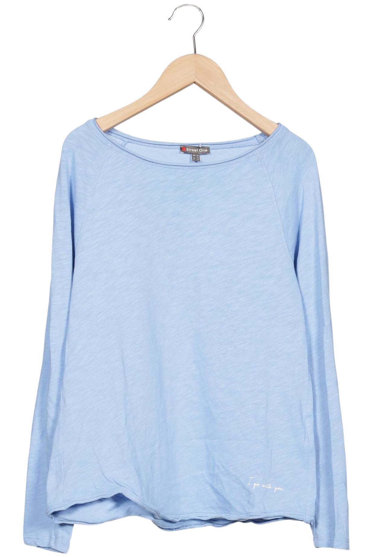 

Street One Damen Langarmshirt, hellblau, Gr. 38