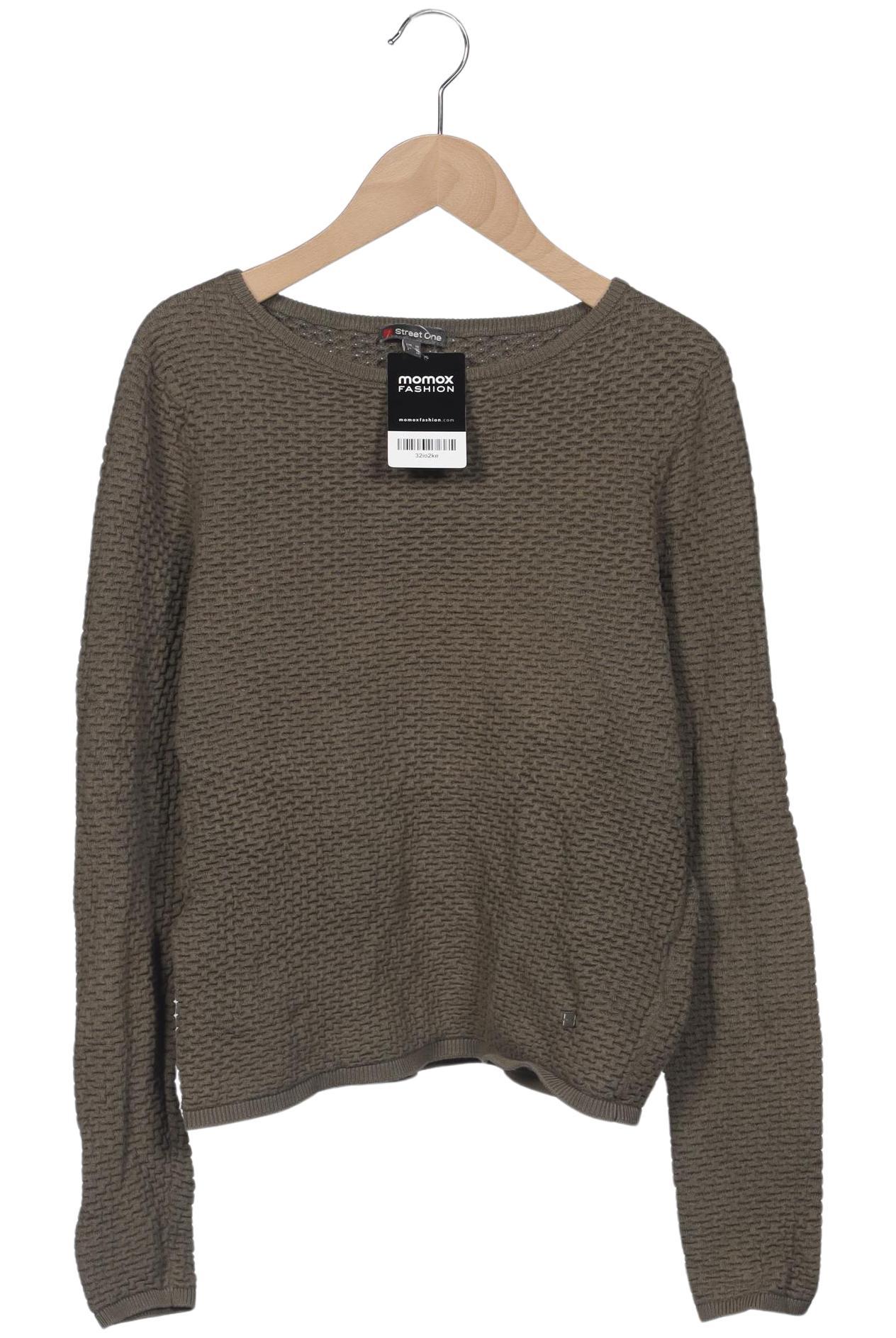 

Street One Damen Pullover, grün, Gr. 36