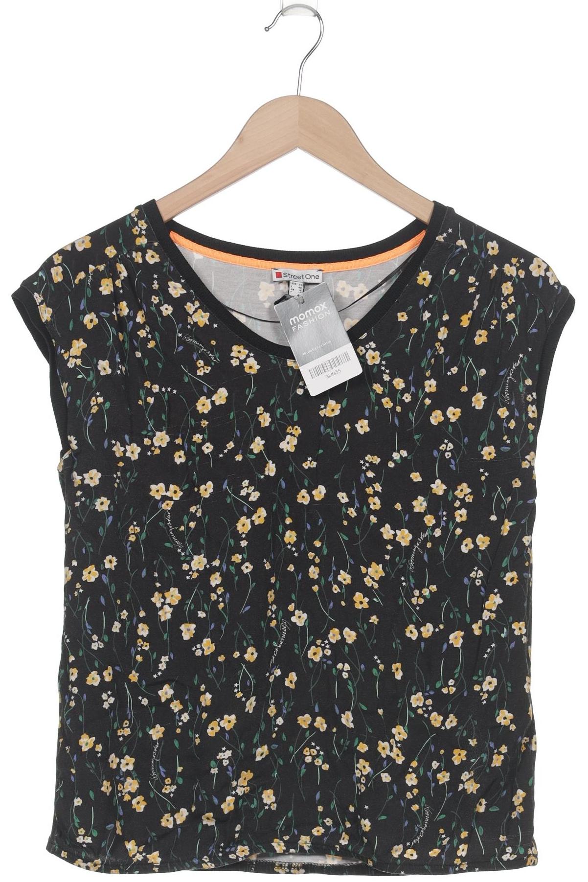 

Street One Damen T-Shirt, schwarz, Gr. 38