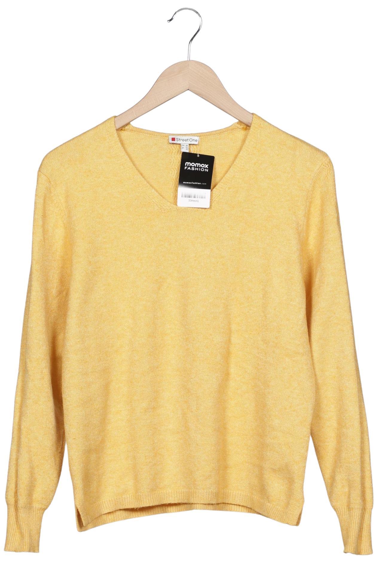 

Street One Damen Pullover, gelb, Gr. 40