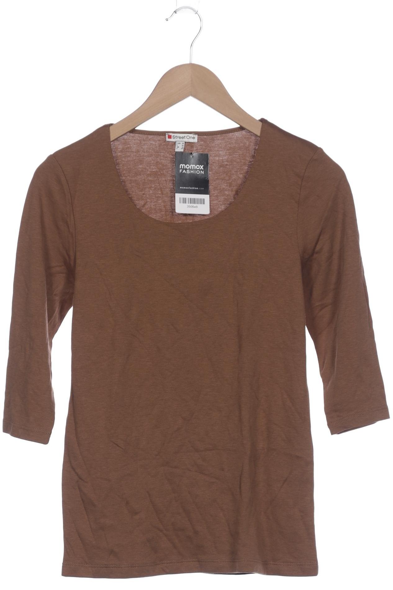 

Street One Damen Langarmshirt, braun, Gr. 38