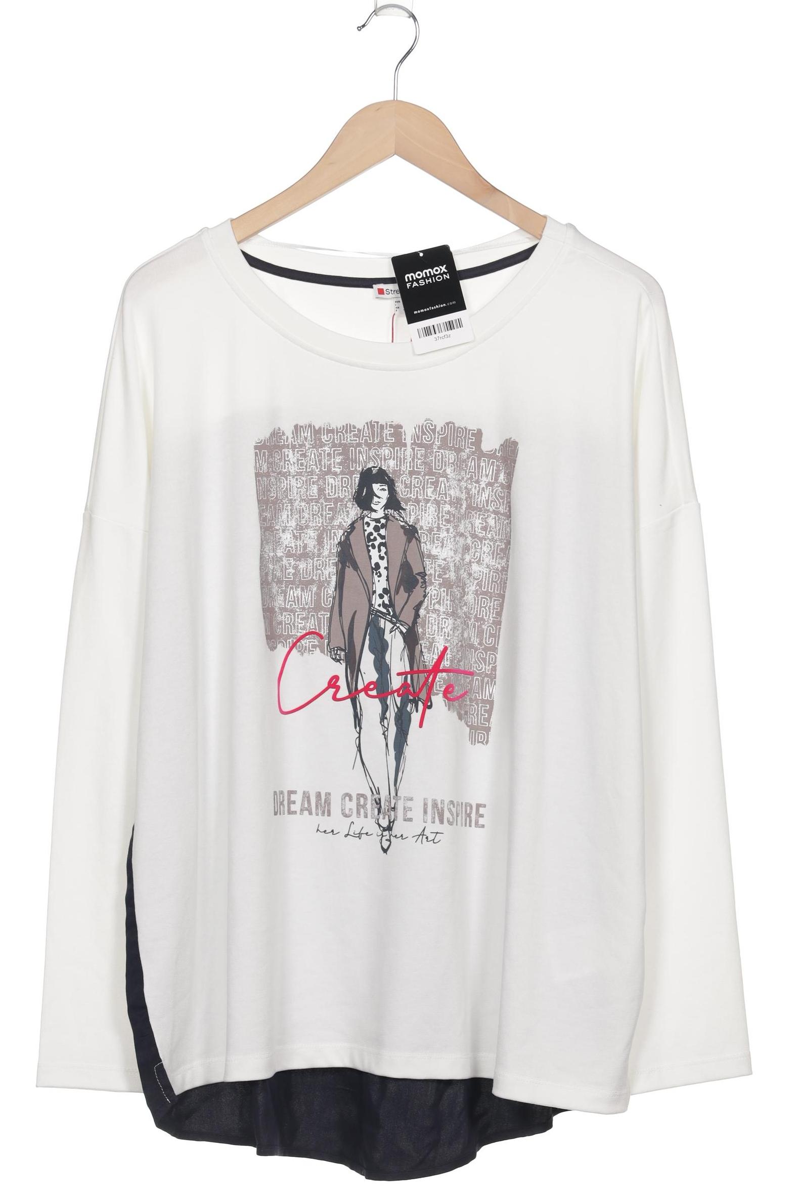 

Street One Damen Langarmshirt, weiß, Gr. 46