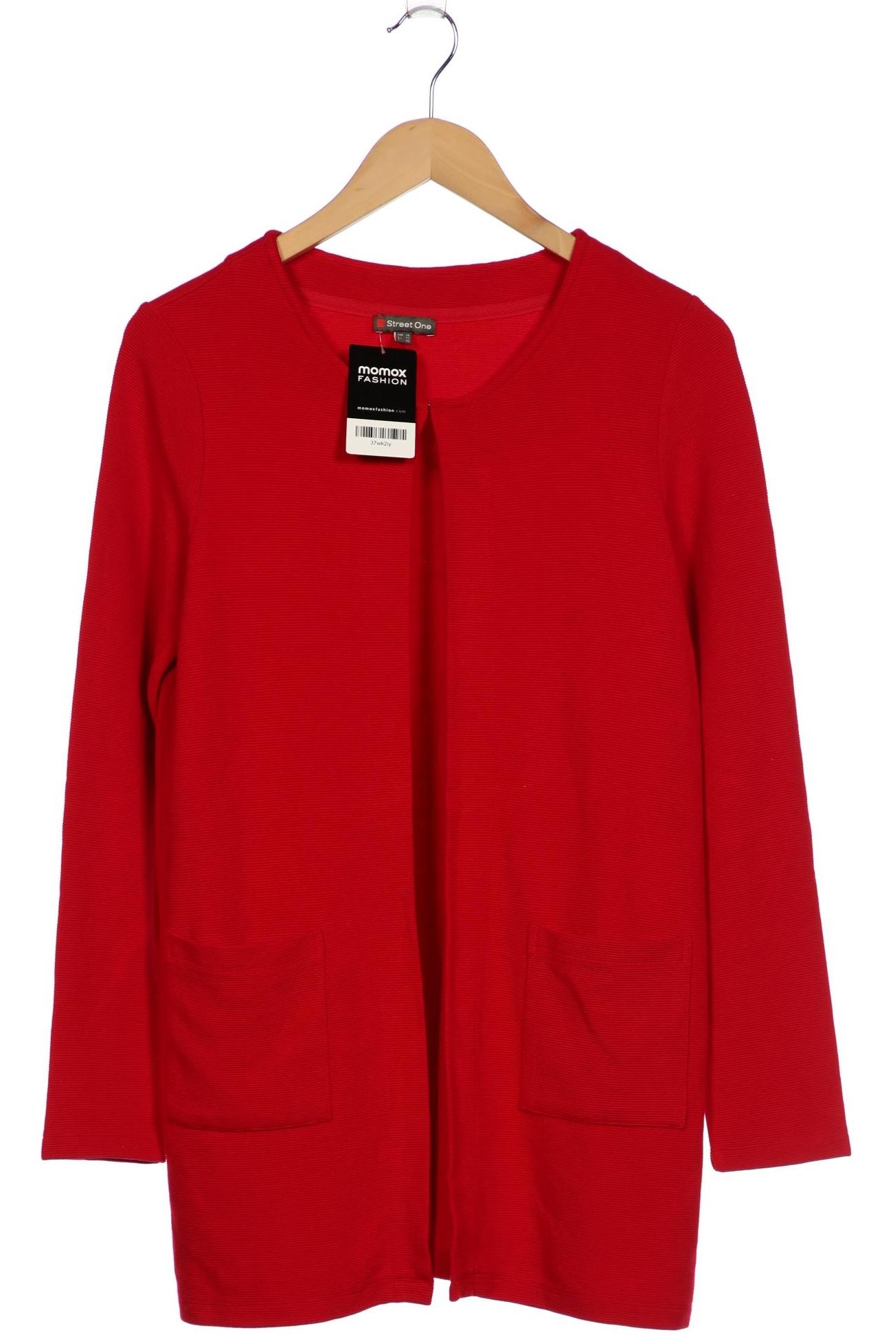 

Street One Damen Strickjacke, rot, Gr. 38