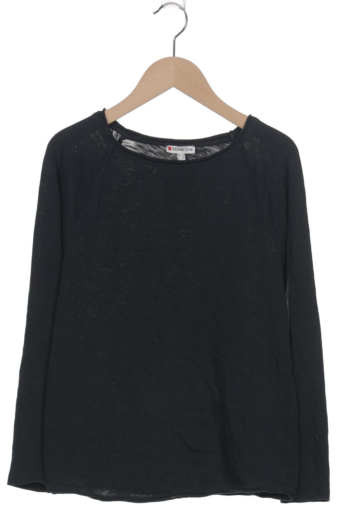 

Street One Damen Langarmshirt, schwarz, Gr. 34