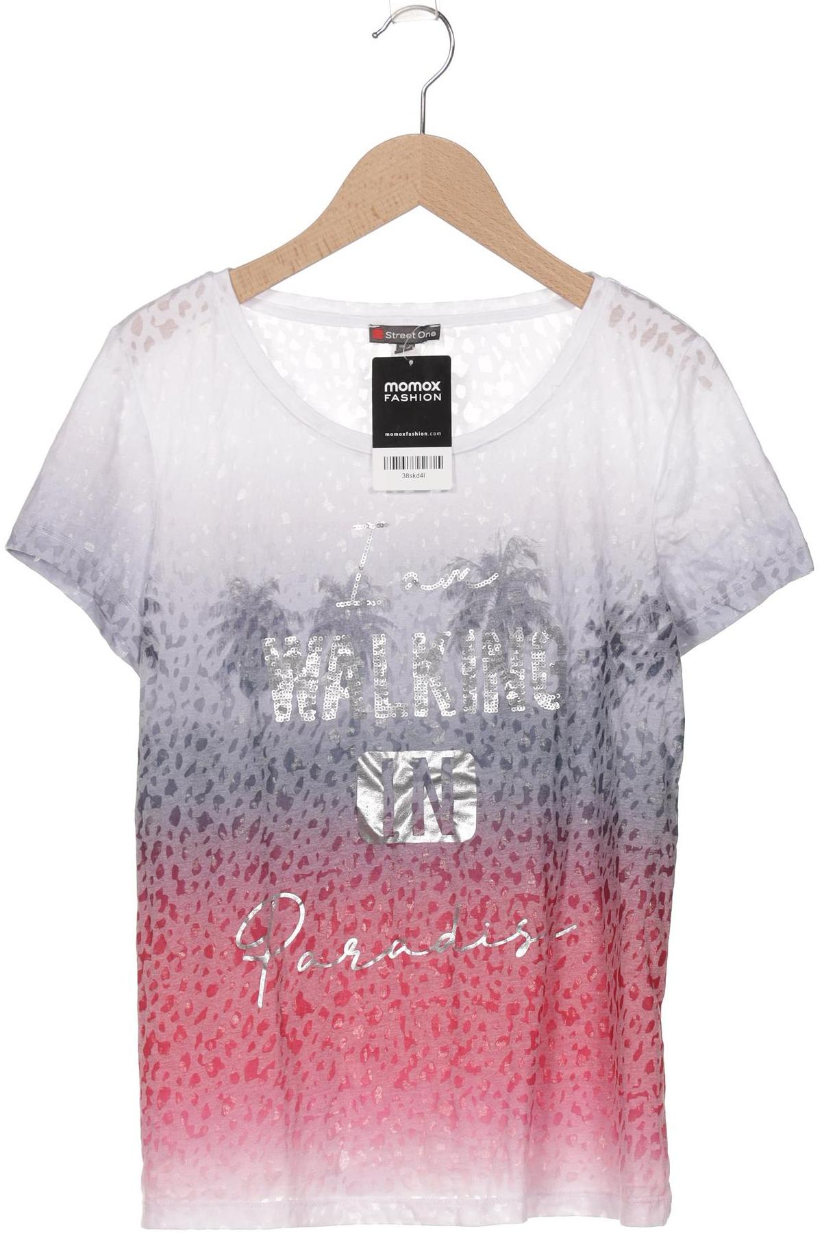 

Street One Damen T-Shirt, mehrfarbig, Gr. 36