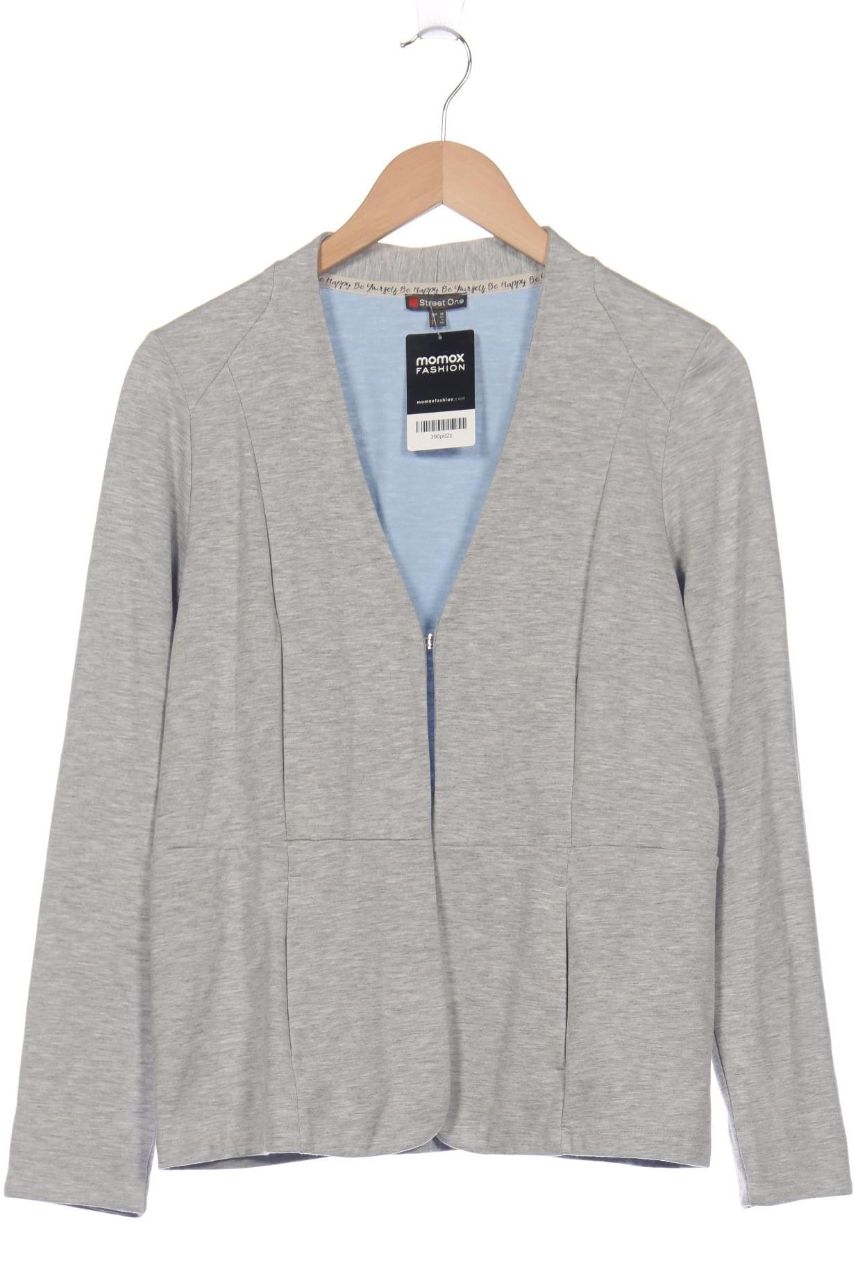 

Street One Damen Strickjacke, grau, Gr. 38
