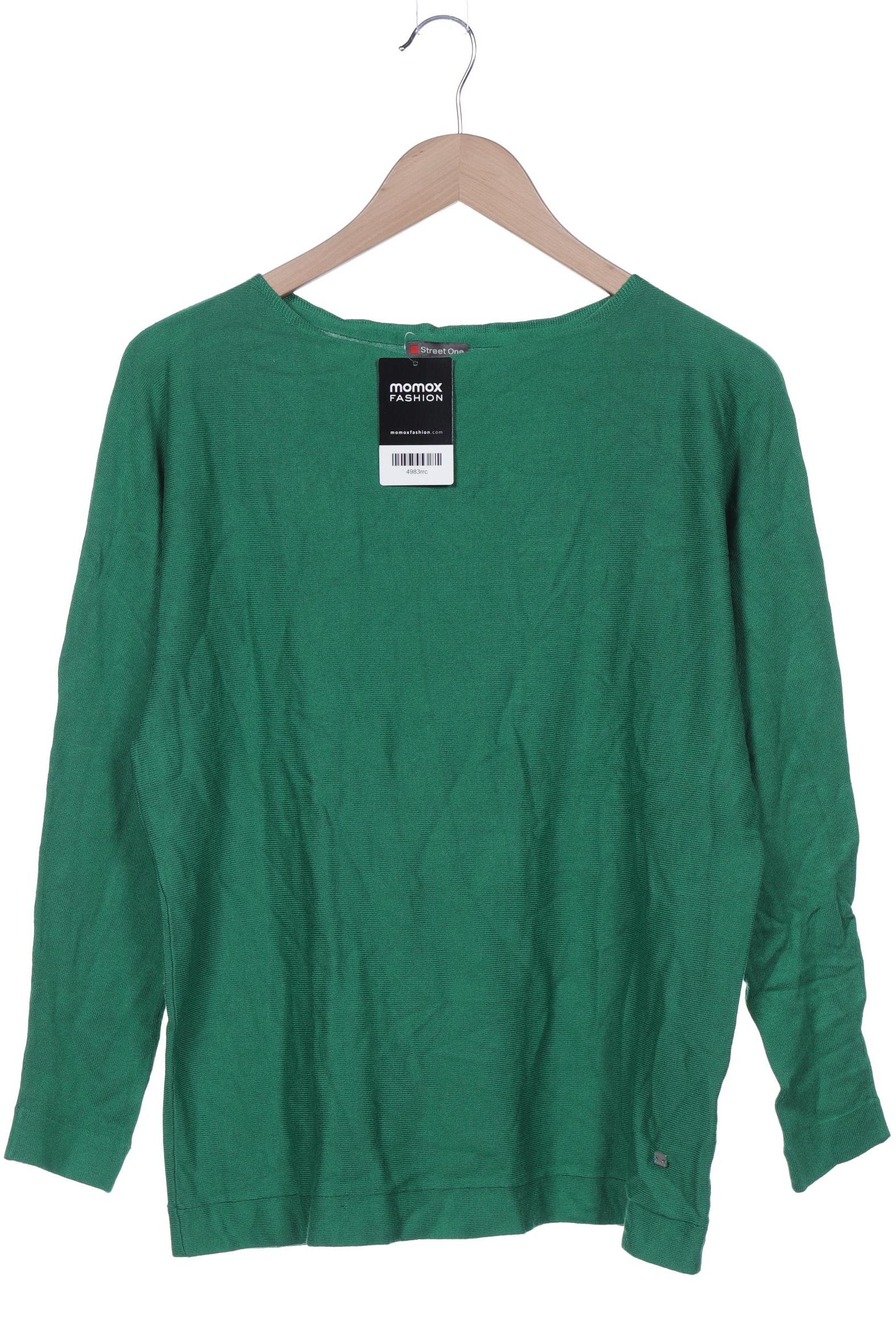 

Street One Damen Pullover, grün, Gr. 40